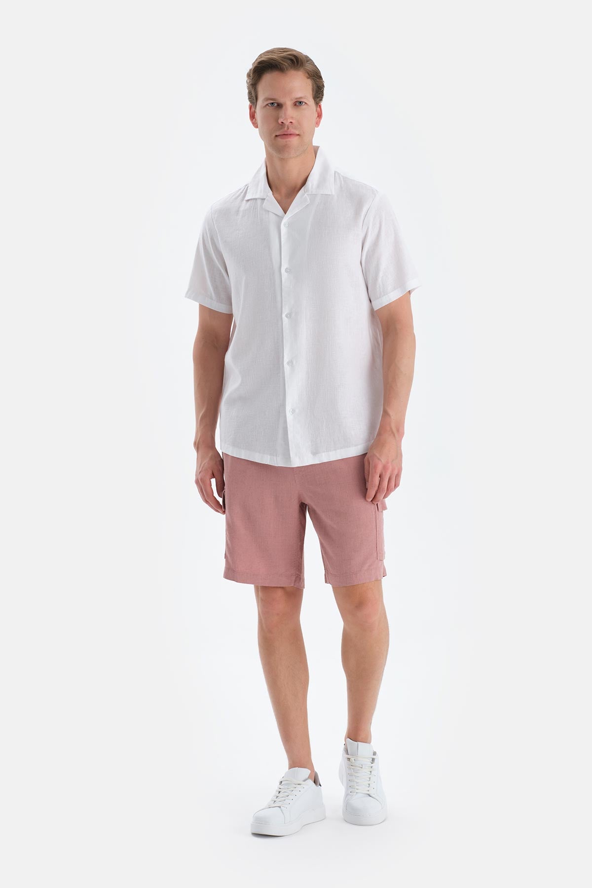 Terracotta MODAL PIQUE SHORTS WITH POCKETS