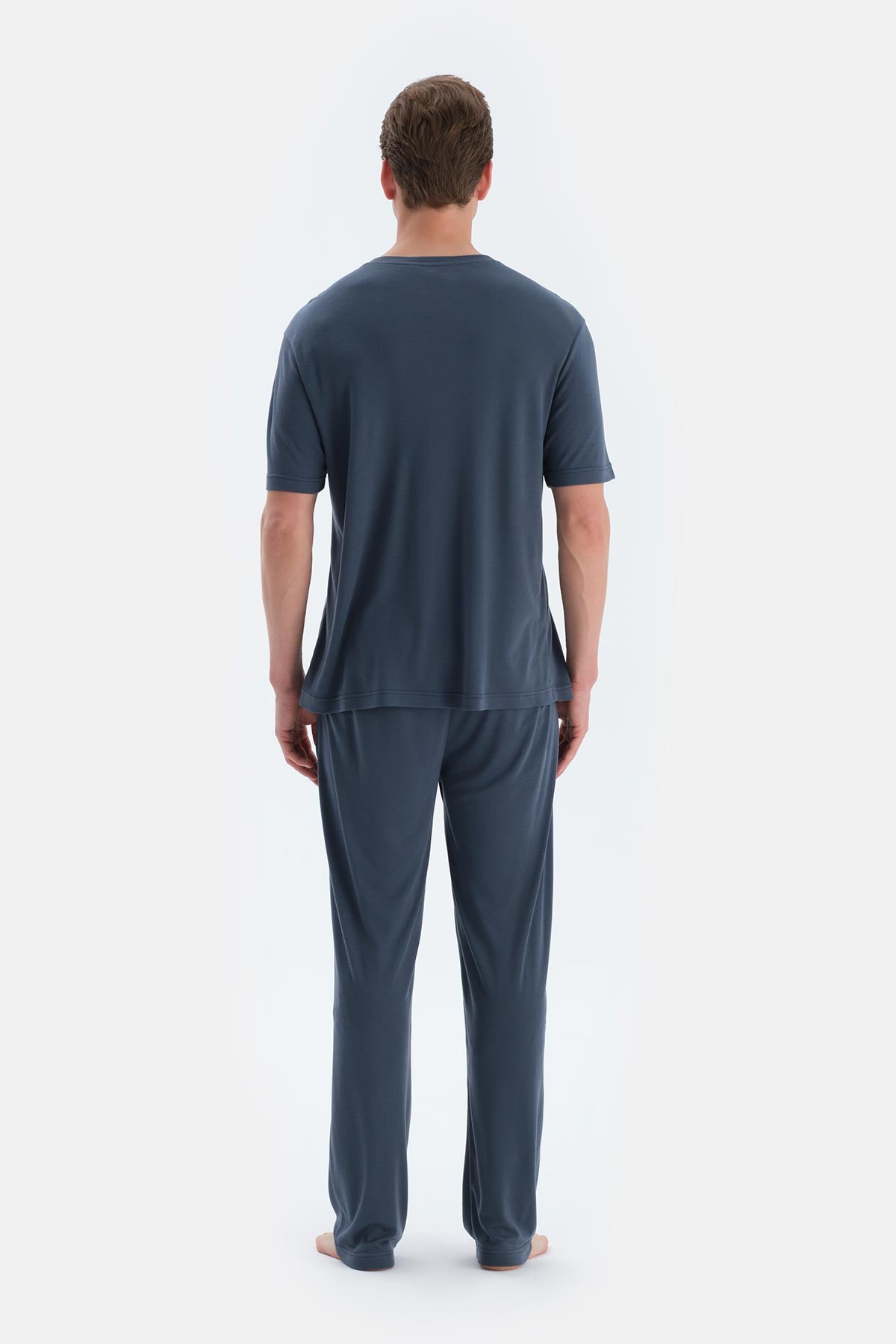 Indigo Cool Touch Pat Ve Fleto Tişört Pantolon Pijama Takımı
