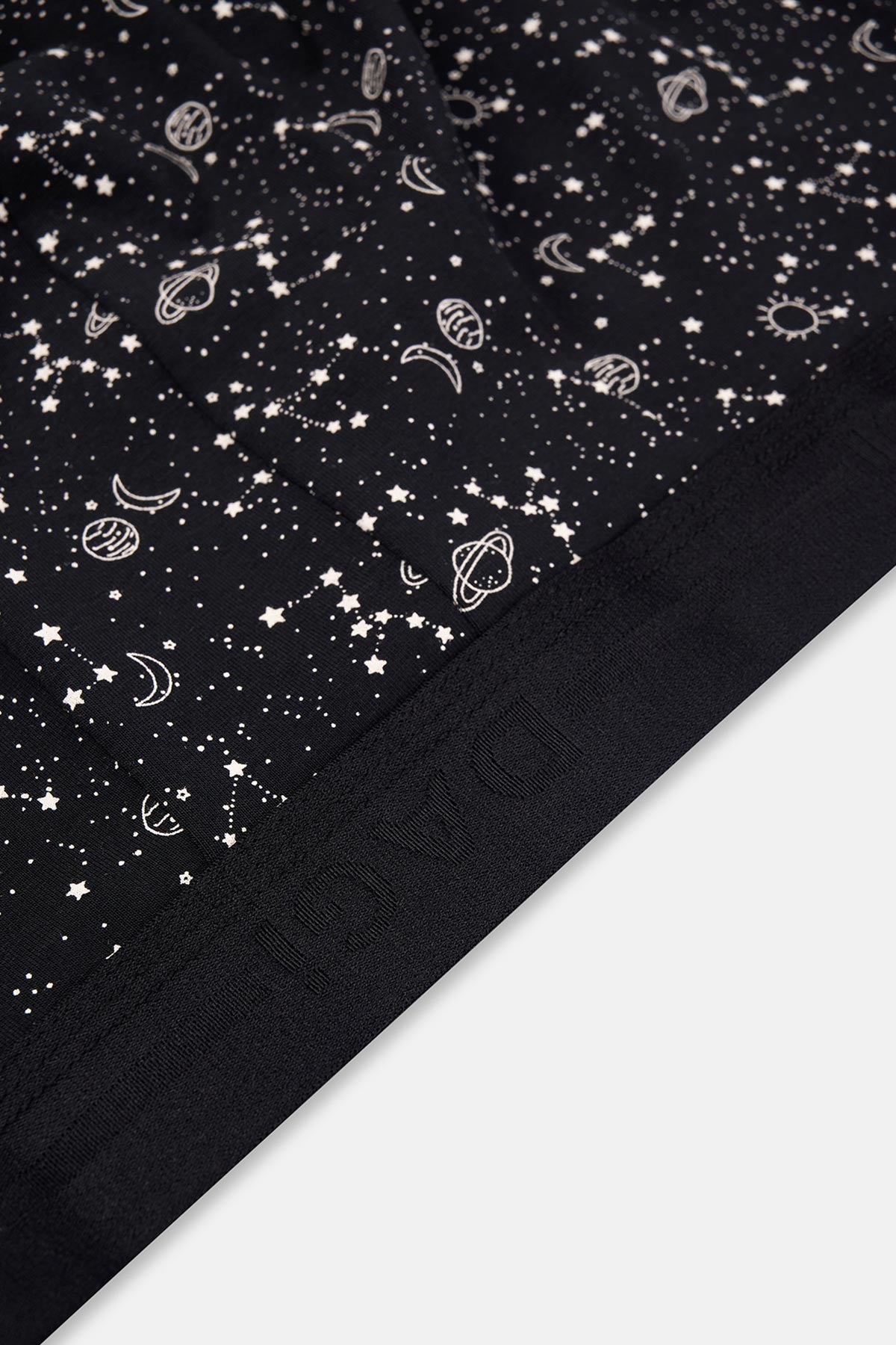 Siyah Desenli Pamuk Boxer