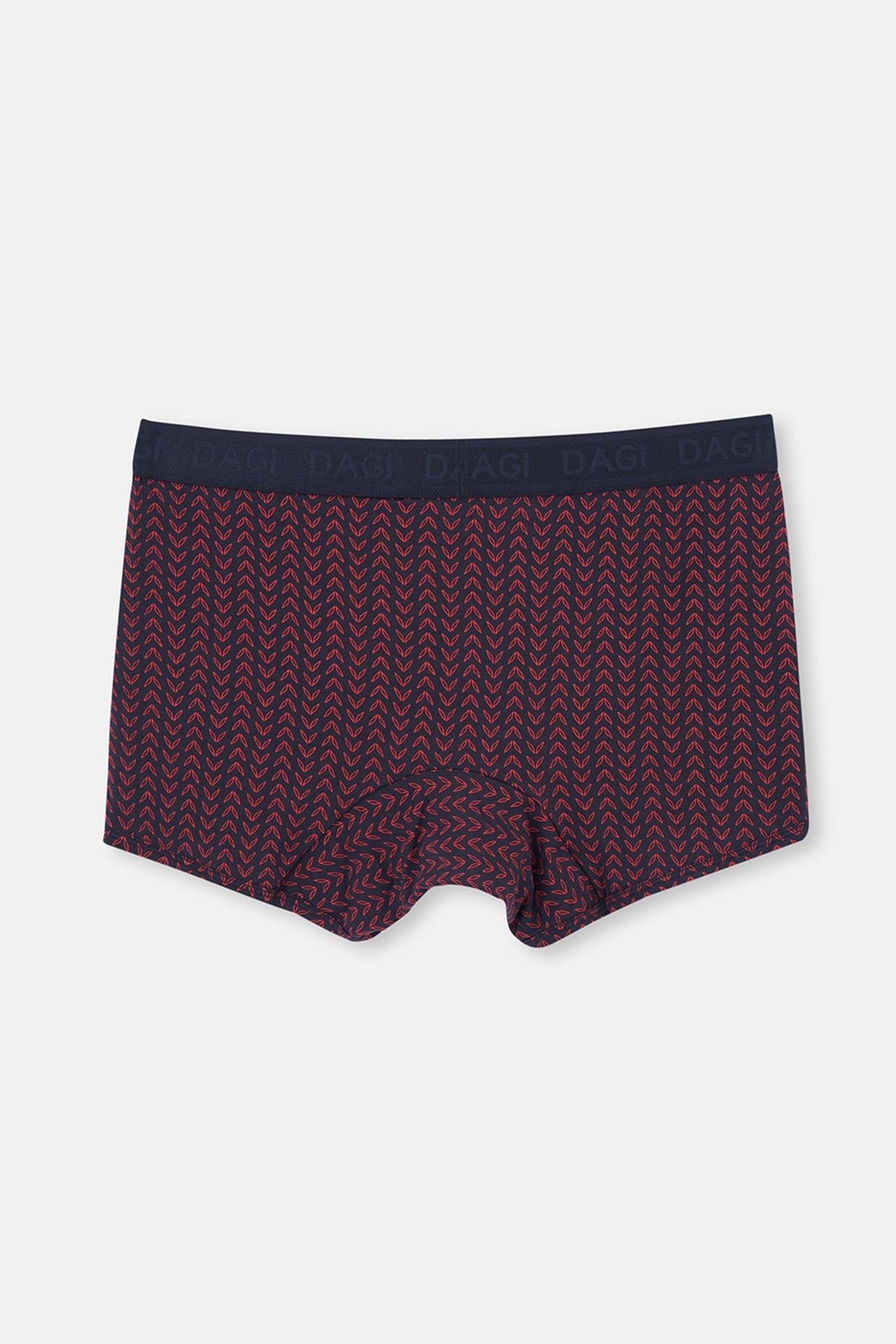 Kırmızı-Lacivert Kırmızı-Lacivert 3'lü Desenli Micro Modal Boxer