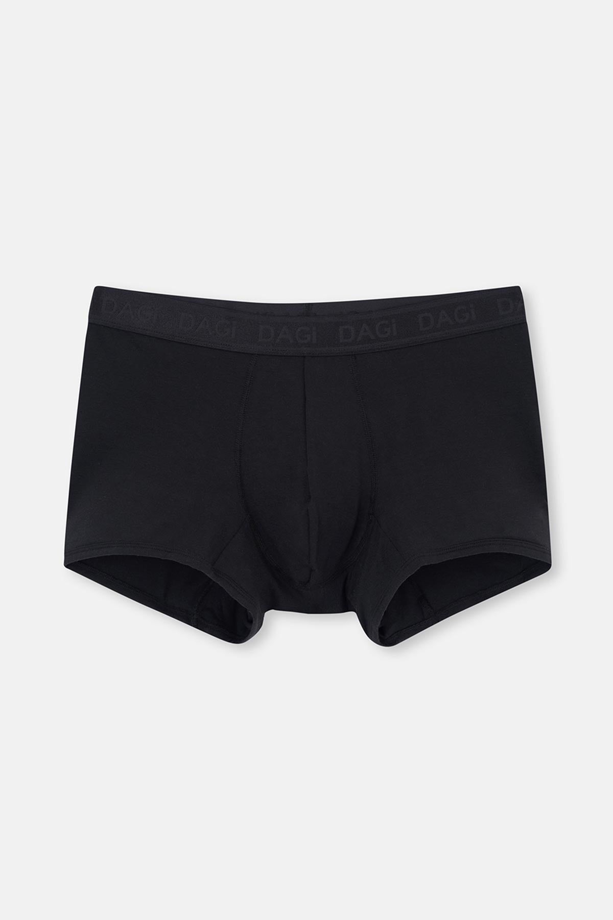 Gri-Siyah 3'lü Desenli Micro Modal Boxer