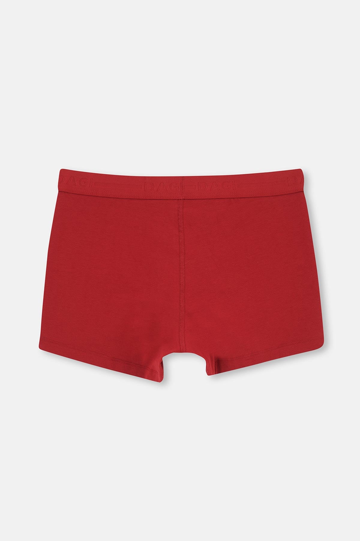 Bordo-Siyah Bordo-Siyah 2'li Parça Baskılı Pamuk Boxer