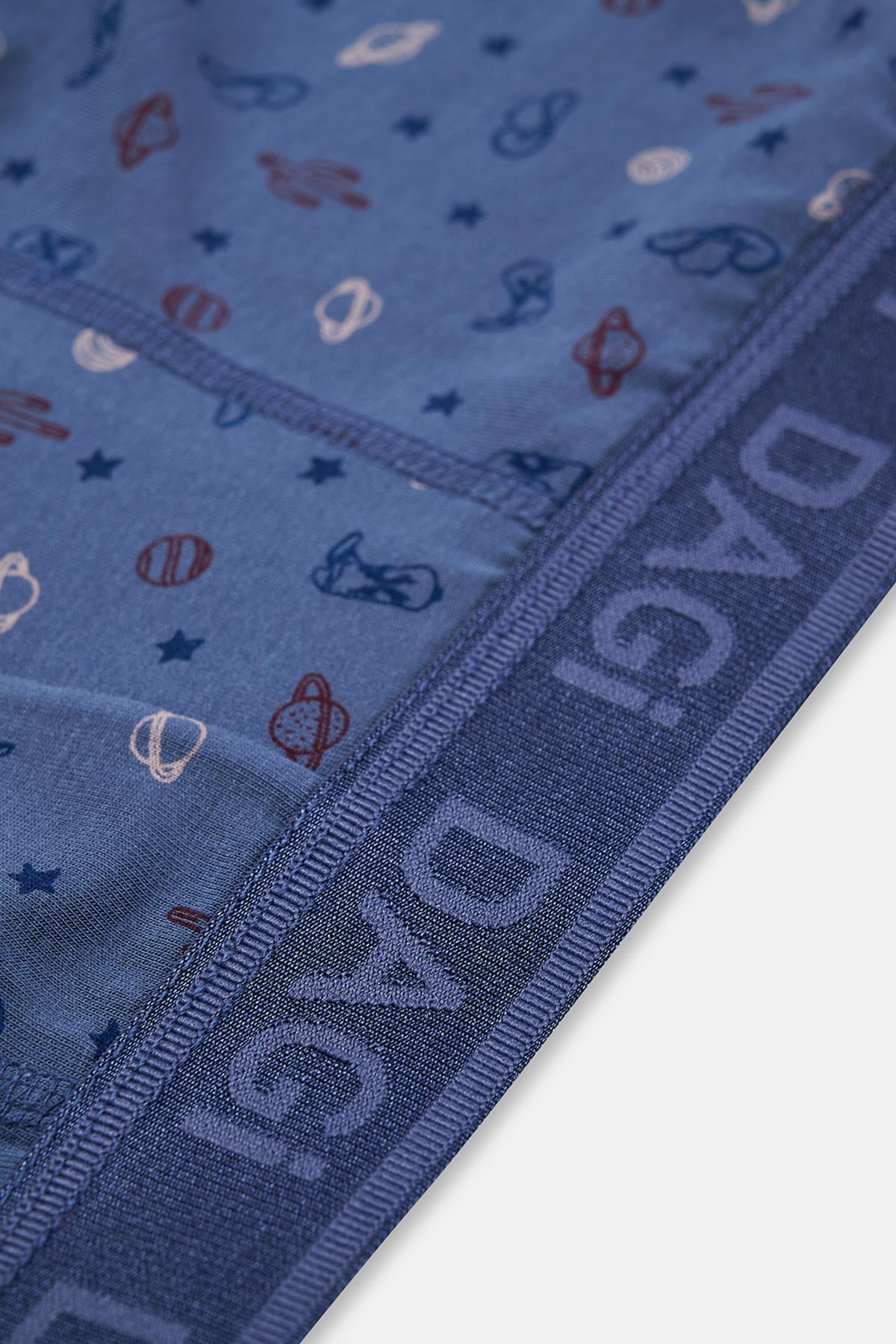 Blue 4210 2-PACK PATTERNED MICRO MODAL BOXER