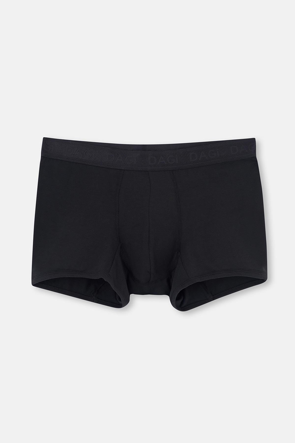 Gri-Siyah 2'li Desenli Micro Modal Boxer