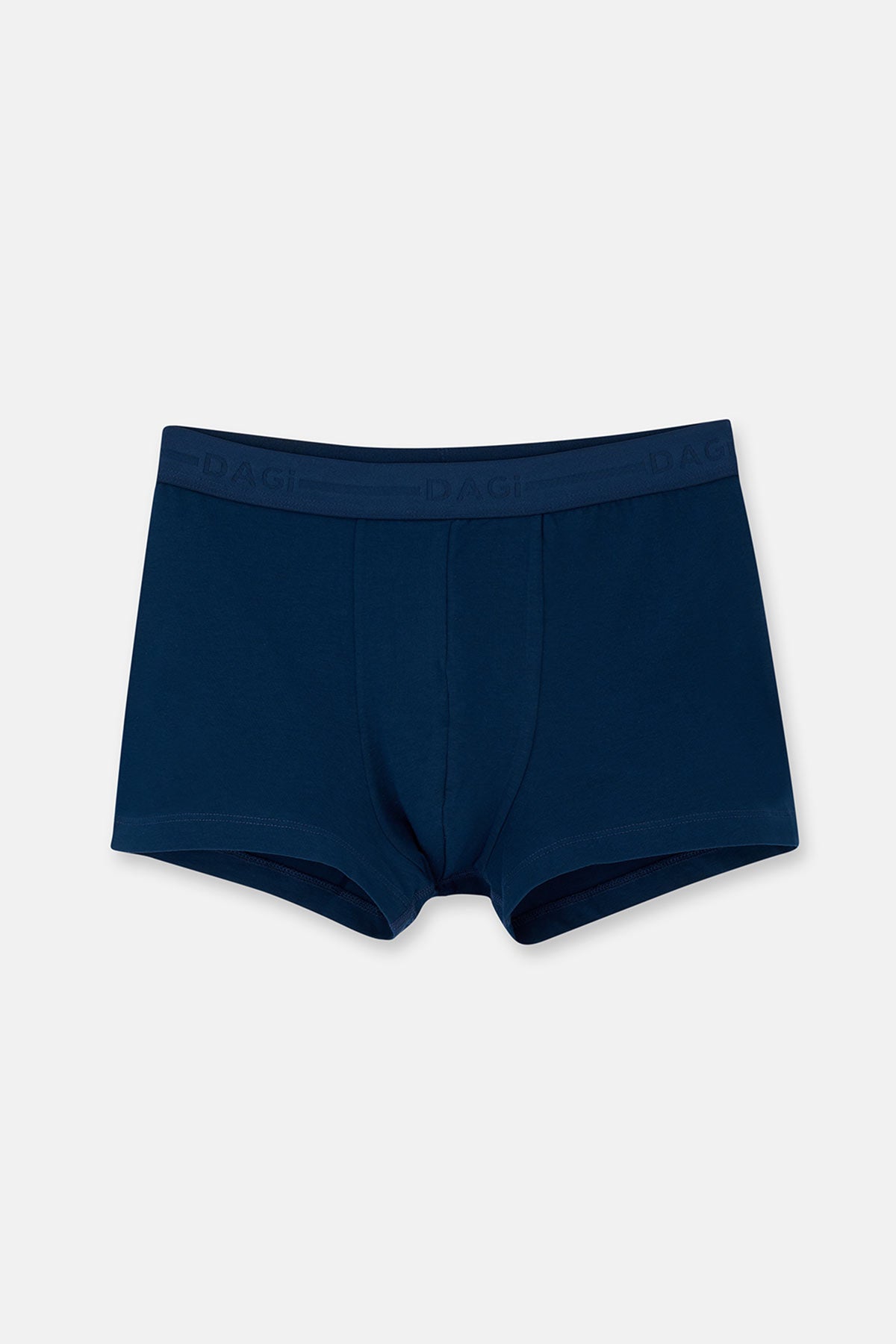 Lacivert Desenli Pamuk Boxer