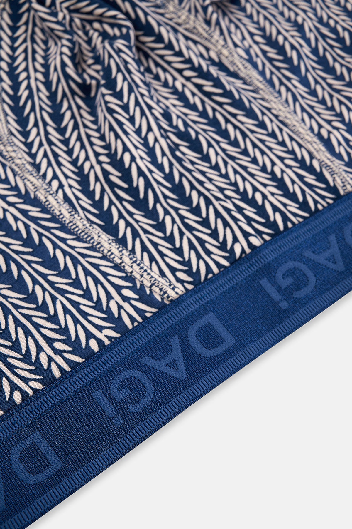 Lacivert Desenli Micro Modal Boxer