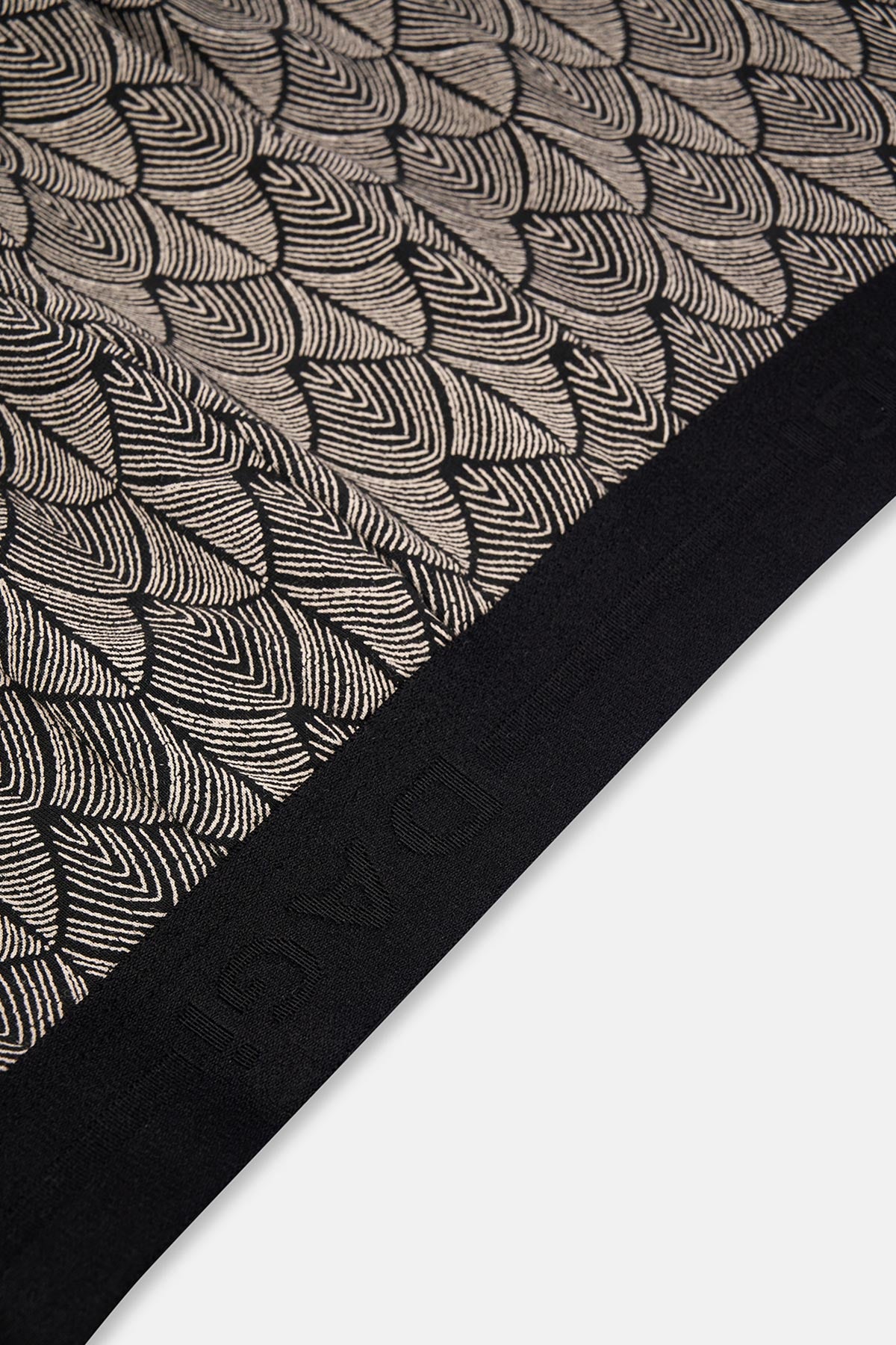 Siyah Desenli Pamuk Boxer