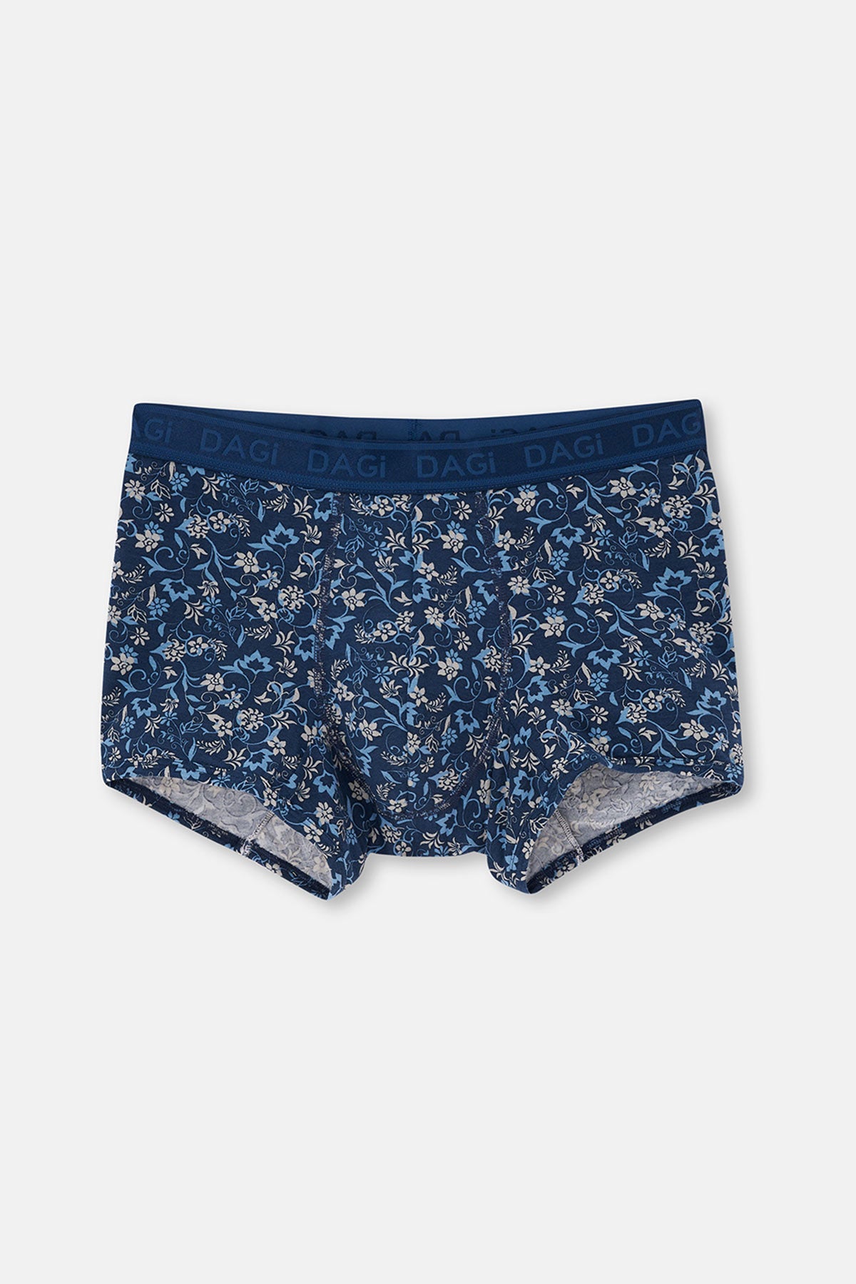 Mavi Desenli Micro Modal Boxer