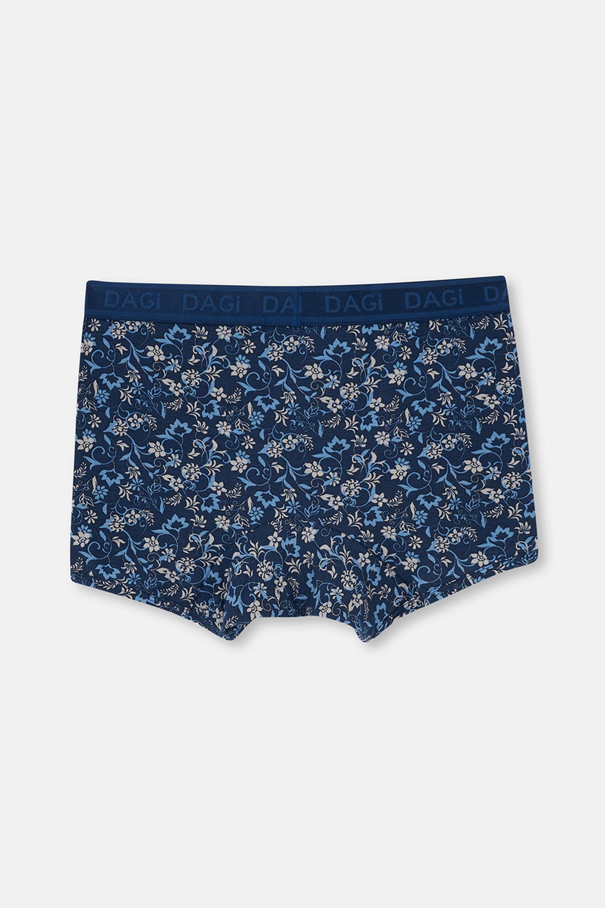 Mavi Desenli Micro Modal Boxer