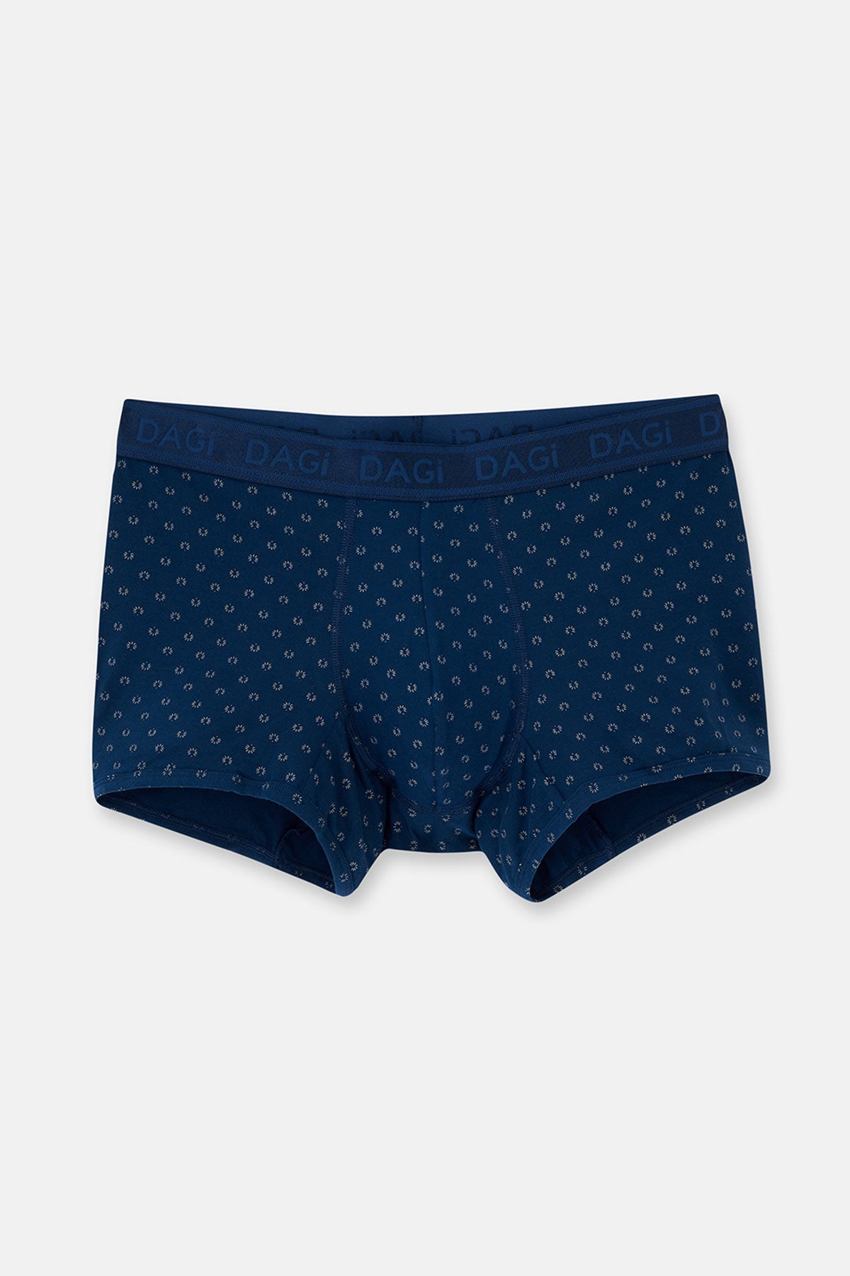 Lacivert Desenli Micro Modal Boxer