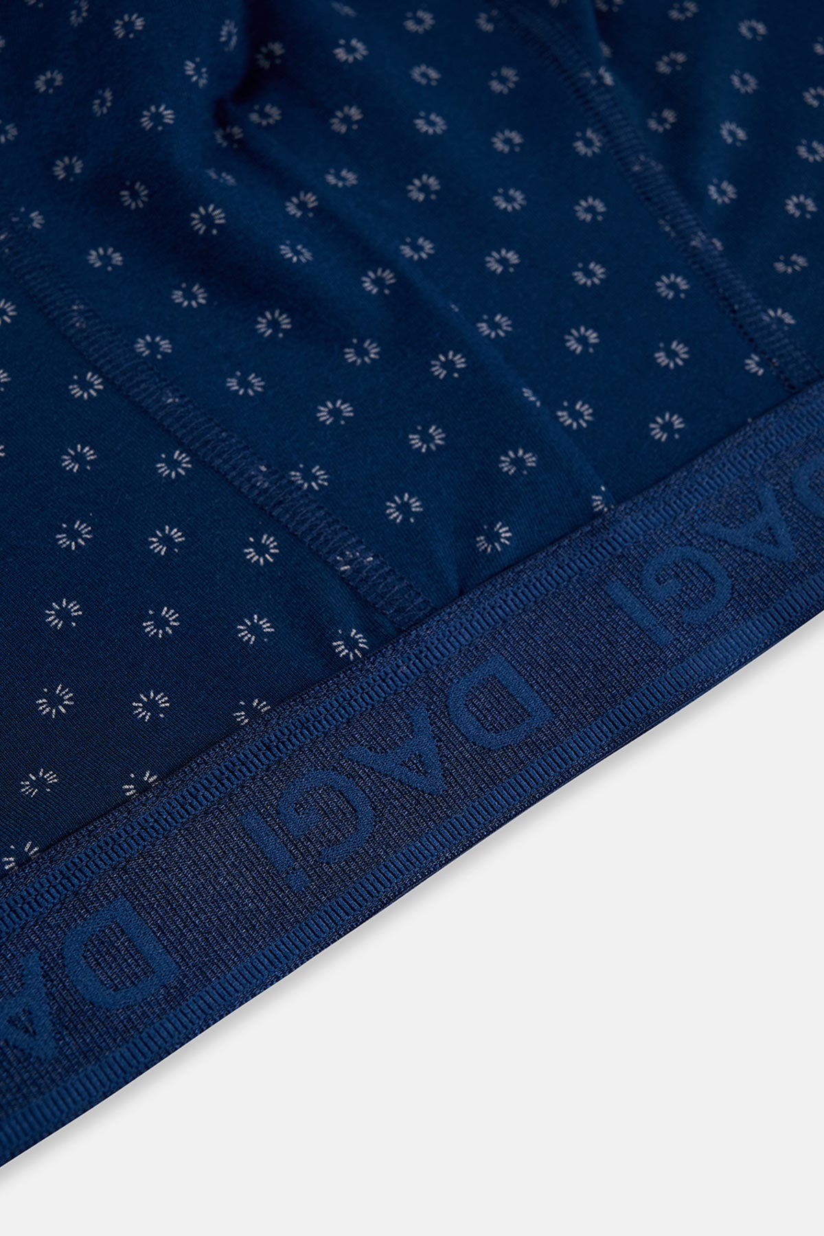 Lacivert Desenli Micro Modal Boxer