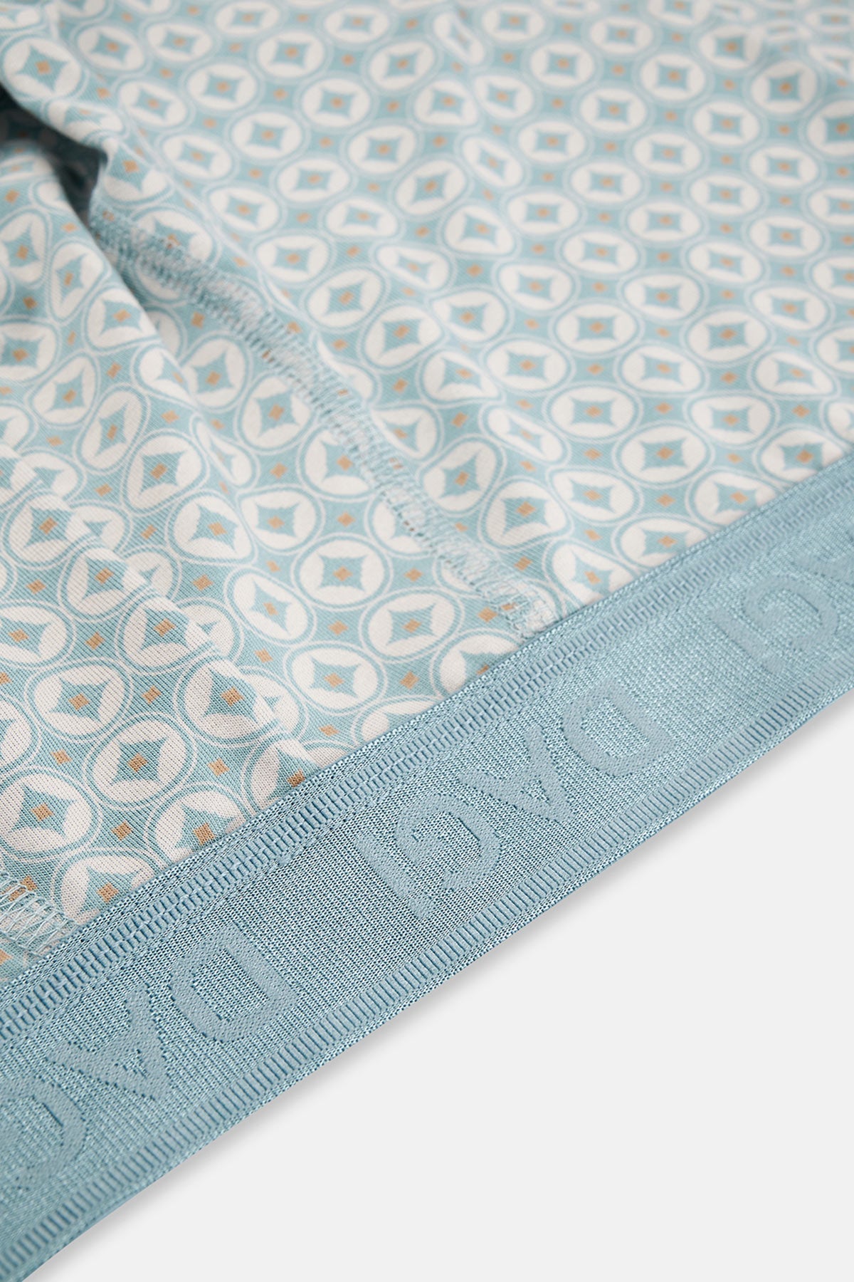 Su Yeşili Desenli Micro Modal Boxer