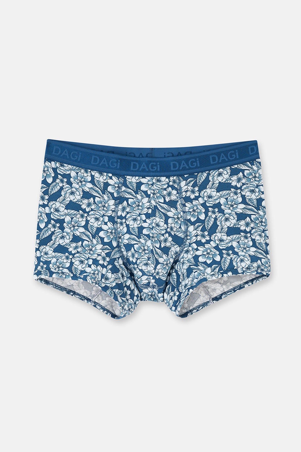 Mavi 2'li Desenli Micro Modal Boxer