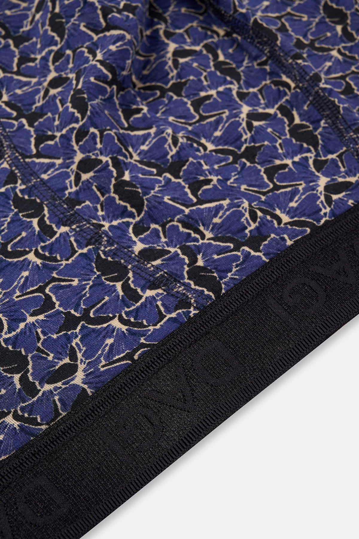 Lacivert 3'lü Desenli Micro Modal Boxer