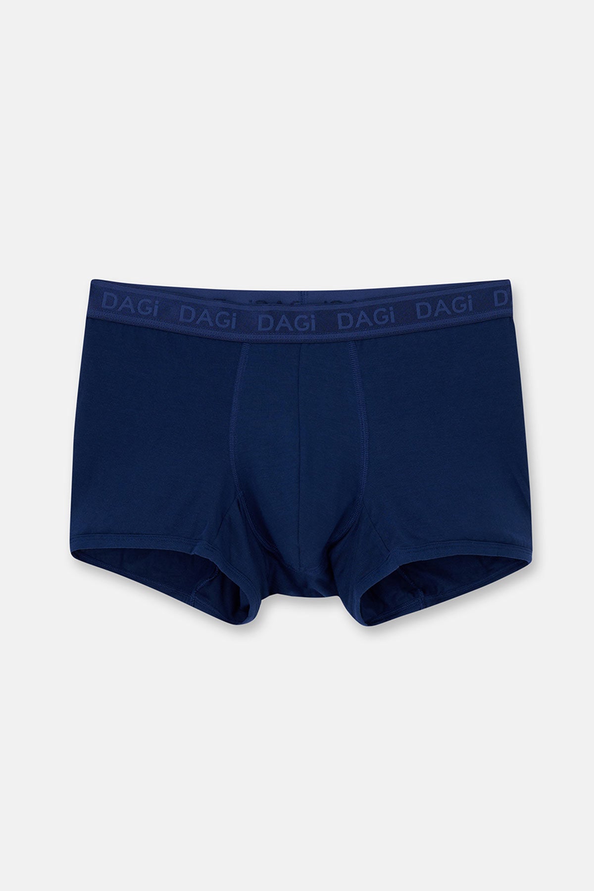 Lacivert 3'lü Desenli Micro Modal Boxer