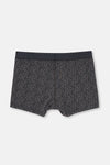 Antrasıt 5210 Desenli Pamuk Boxer