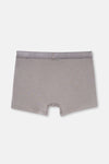 Gri Düz Micro Modal Boxer