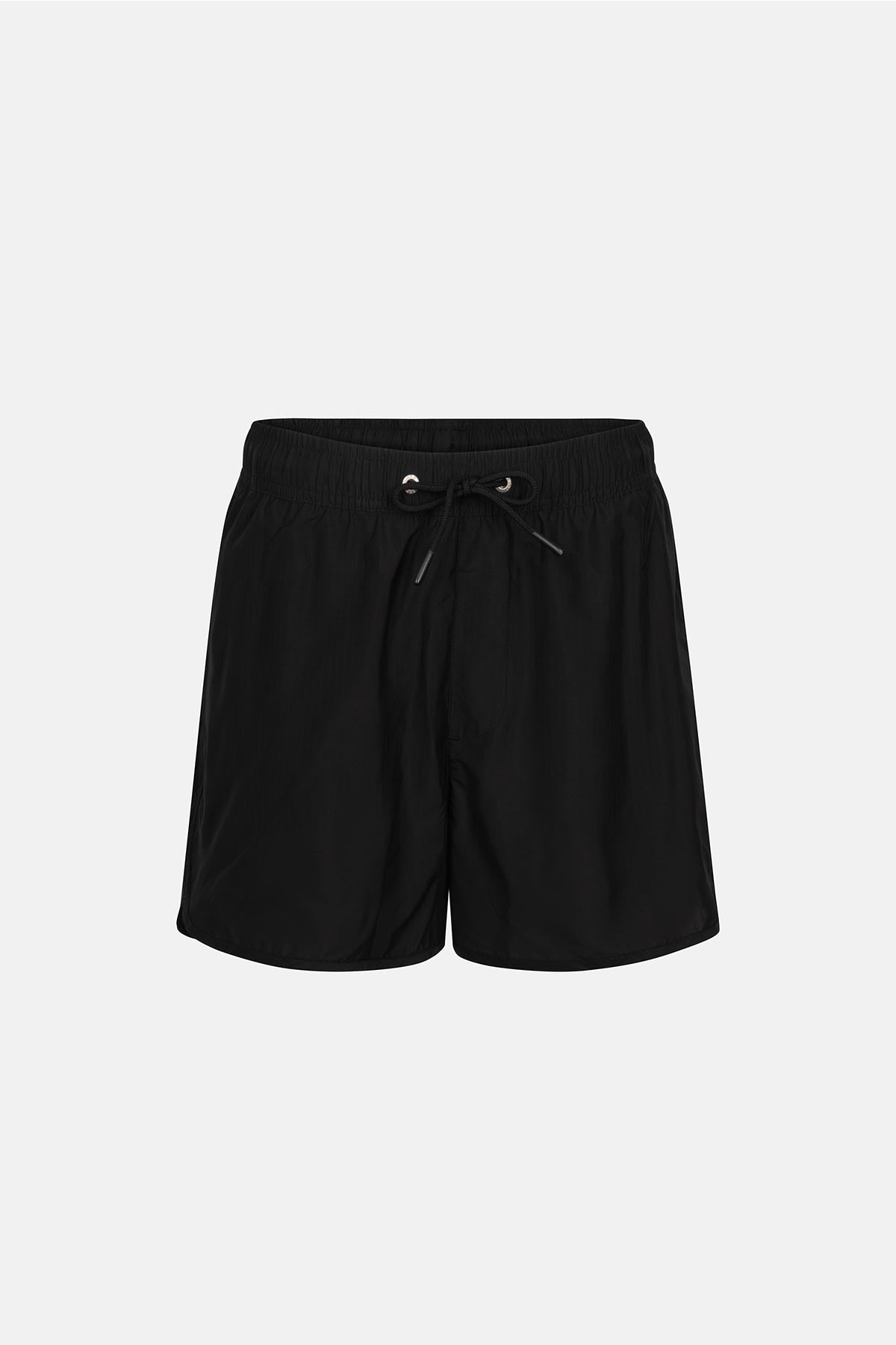 Siyah Bağlamalı Mini Şort