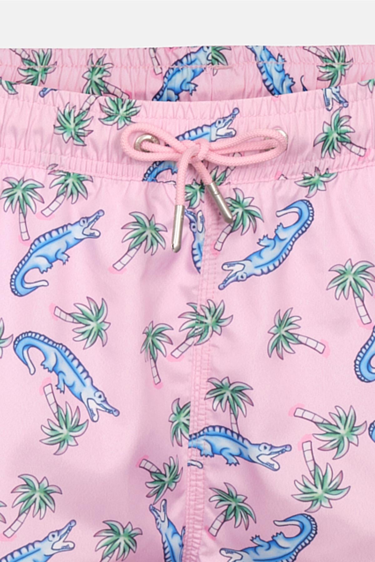 Multicolor Timsah Desenli Kısa Şort