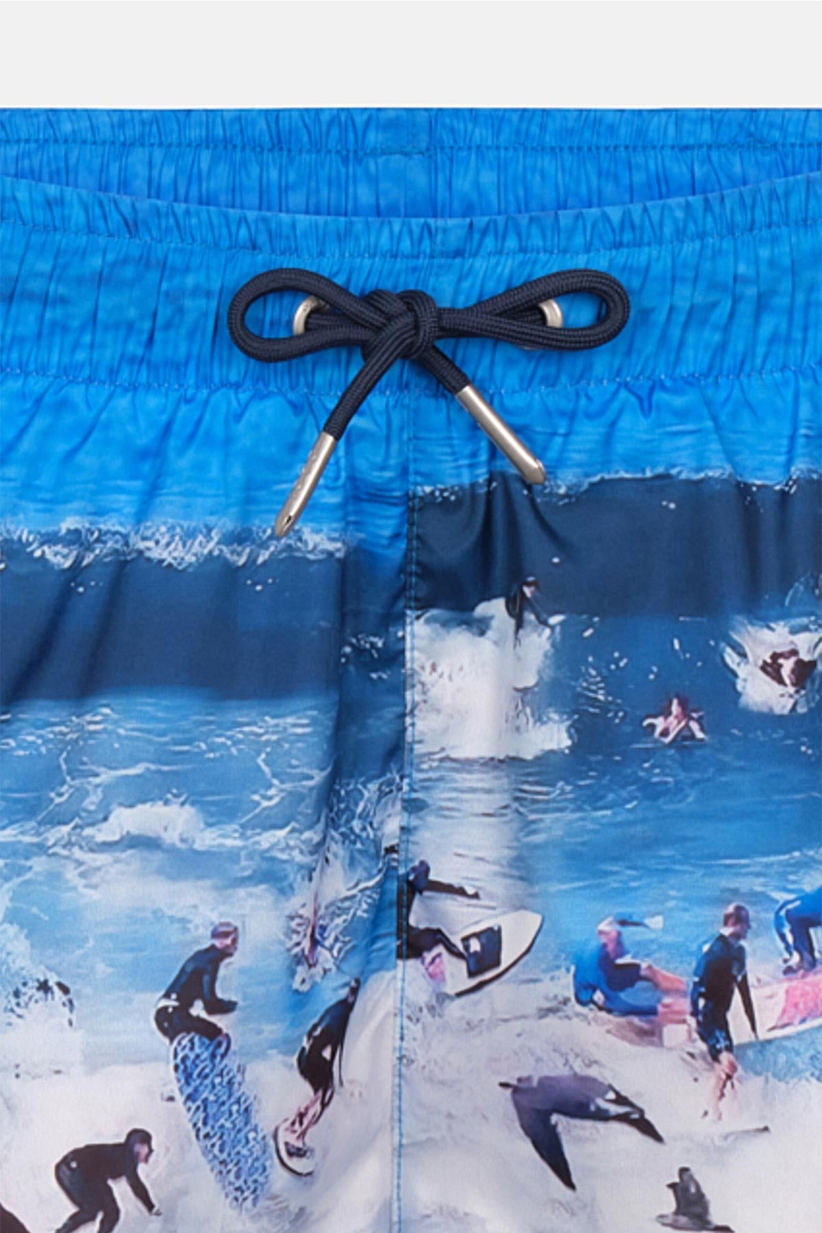 Multicolor Sörf Desenli Kısa Şort