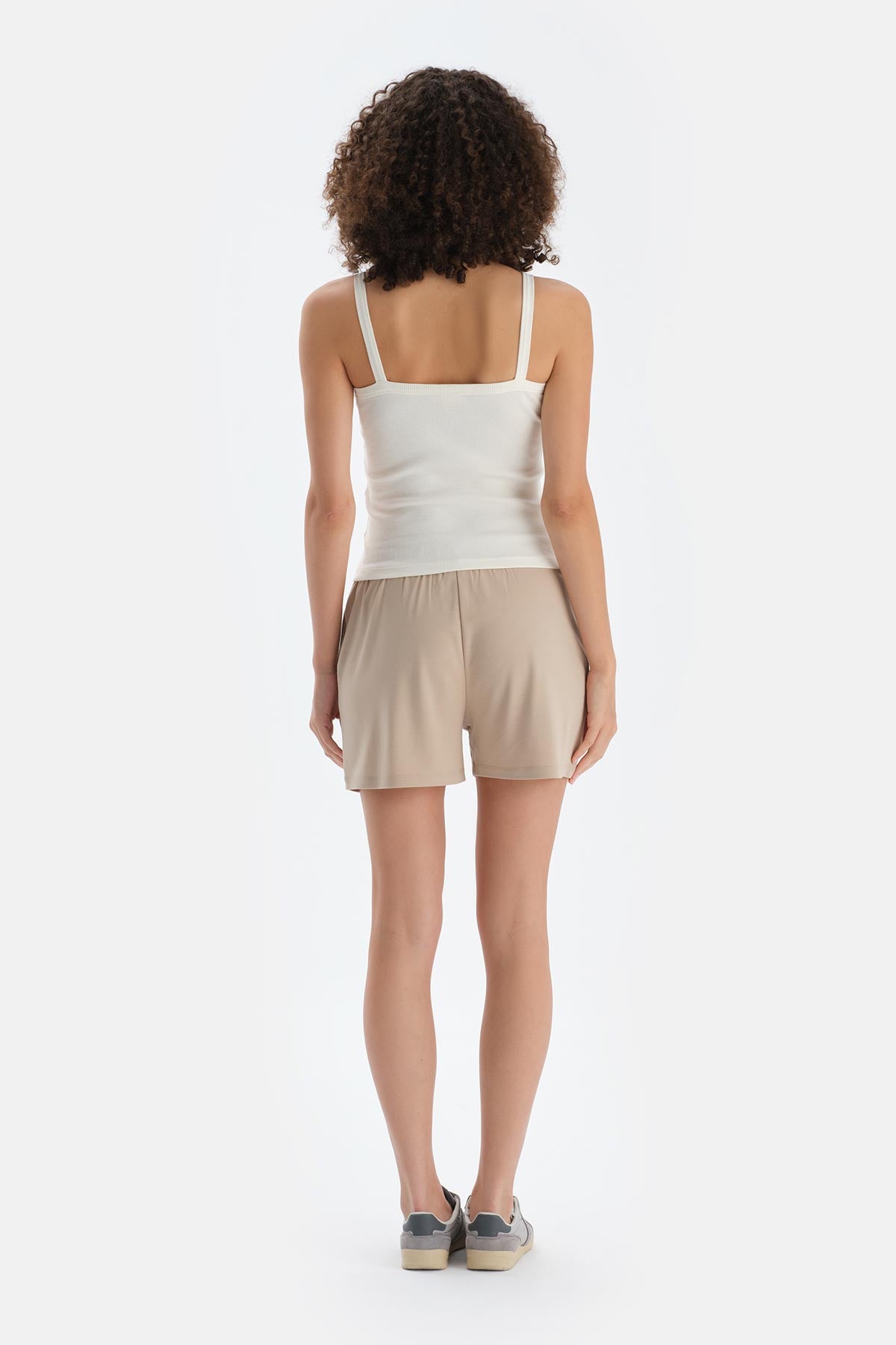 Ekru Askılı Kaşkorse Atlet