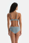 Stone TULLE DETAILED BODYSUIT