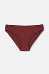 Burgundy-Dark Brown 3-PACK PATTERNED BRIEF PANTIES