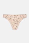 Burgundy-Dark Brown 3-PACK PATTERNED BRAZILIAN PANTIES