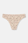 Burgundy-Dark Brown 3-PACK PATTERNED BRAZILIAN PANTIES