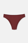 Burgundy-Dark Brown 3-PACK PATTERNED BRAZILIAN PANTIES