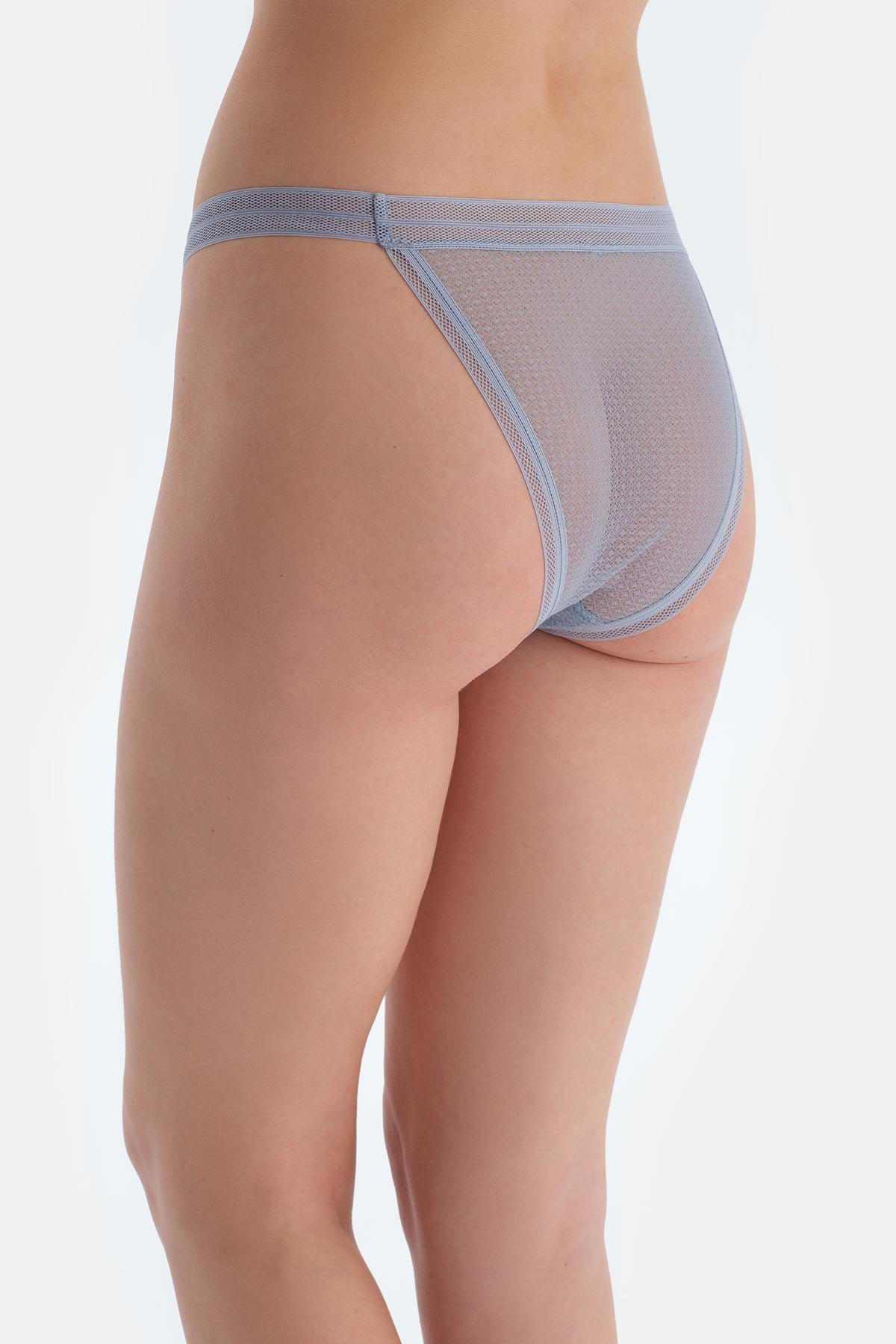 Ice Blue TULLE DETAILED BODYSUIT