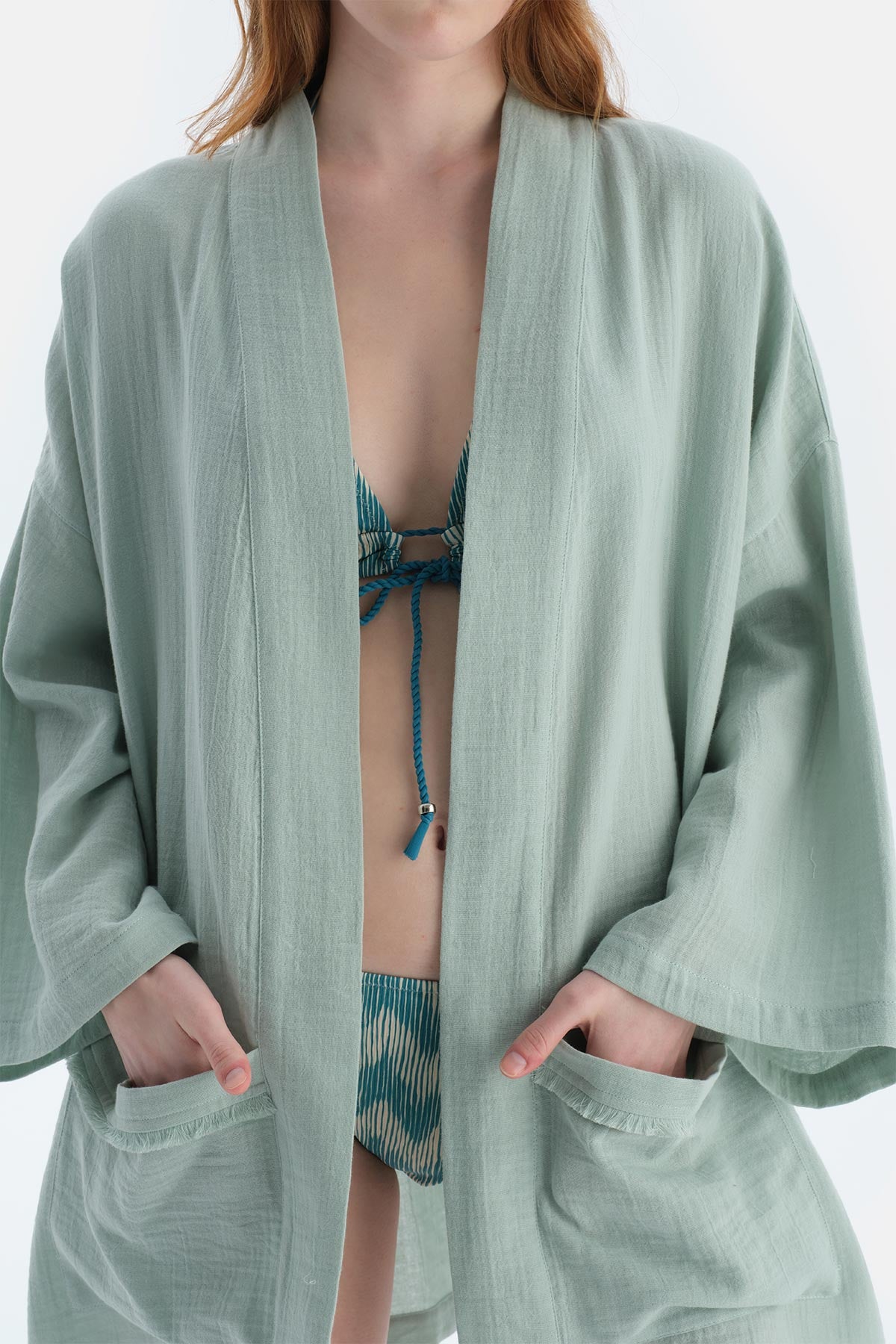 Mint Yeşili Kimono