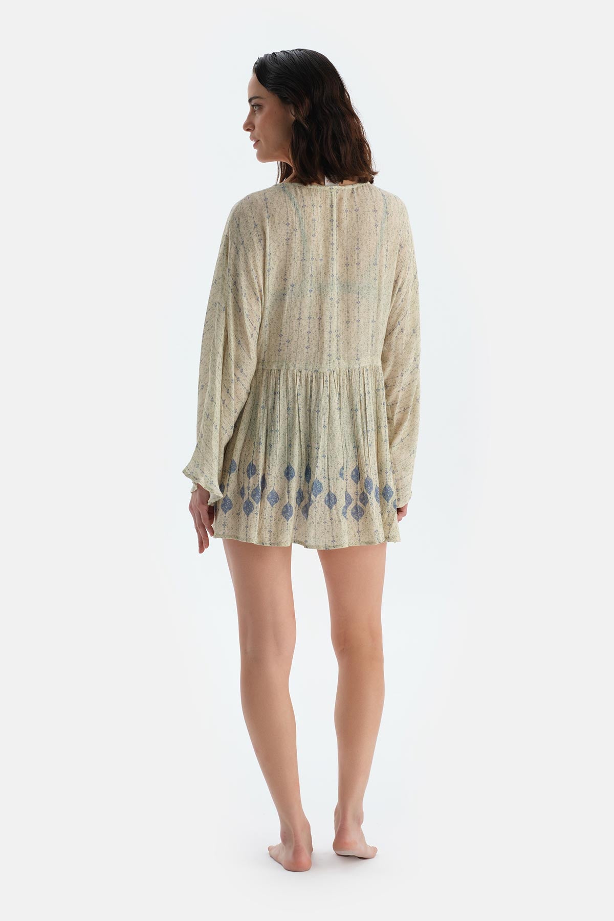 Multicolor Uzun Kol Elbise