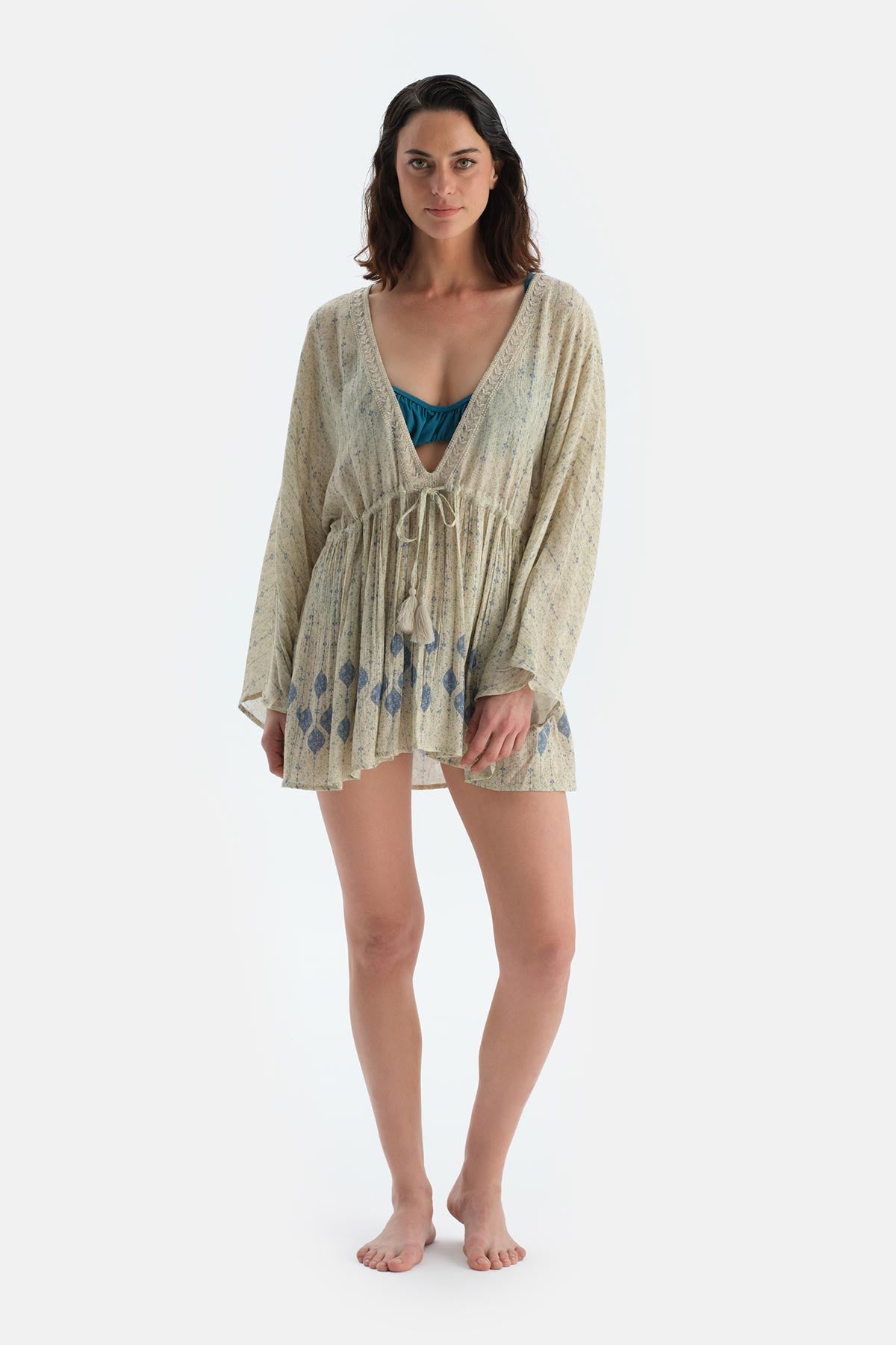 Multicolor Uzun Kol Elbise