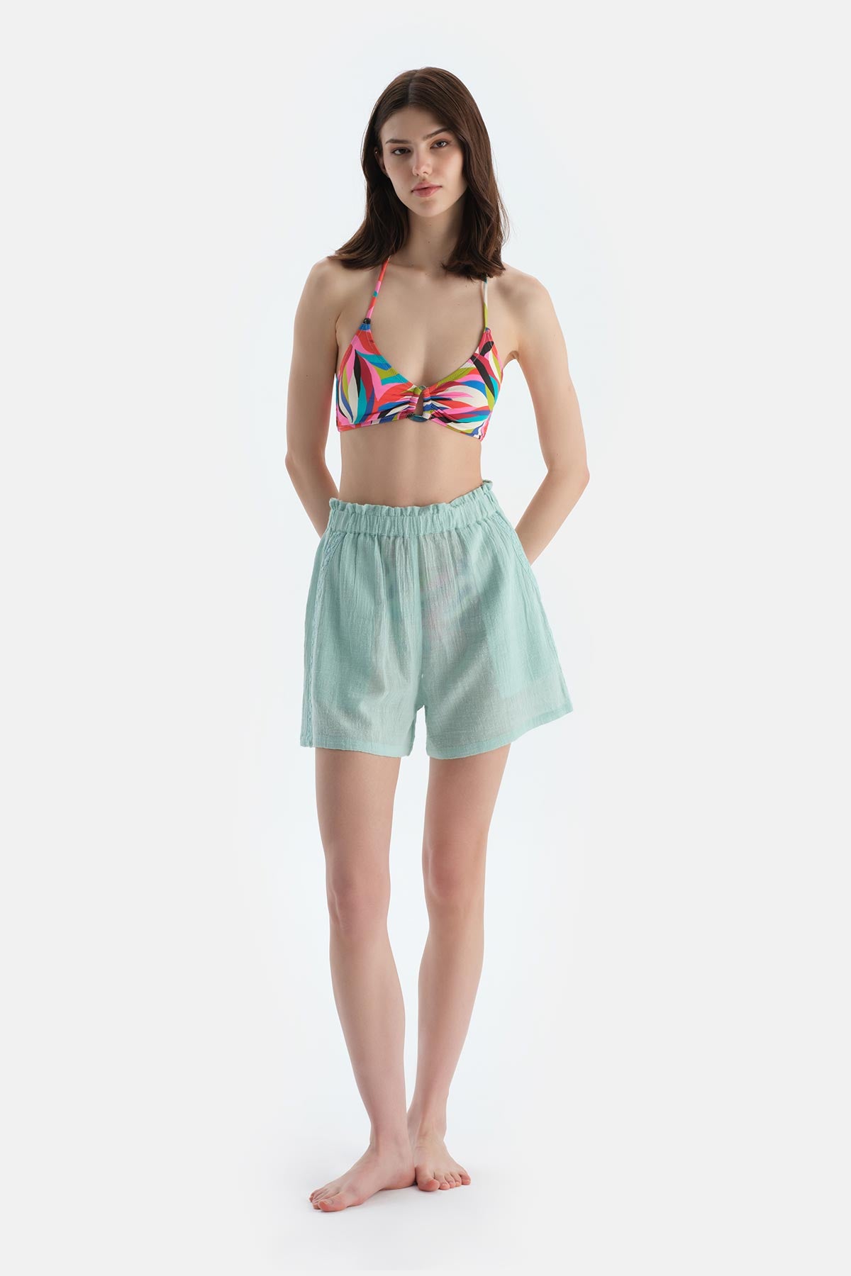 Mint Yeşili Şort