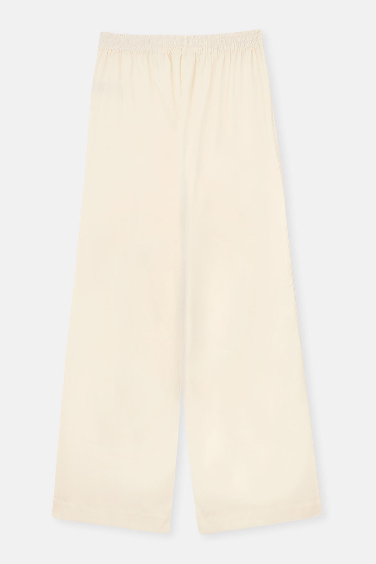 Kırık Beyaz Saten Brıde Pantolon