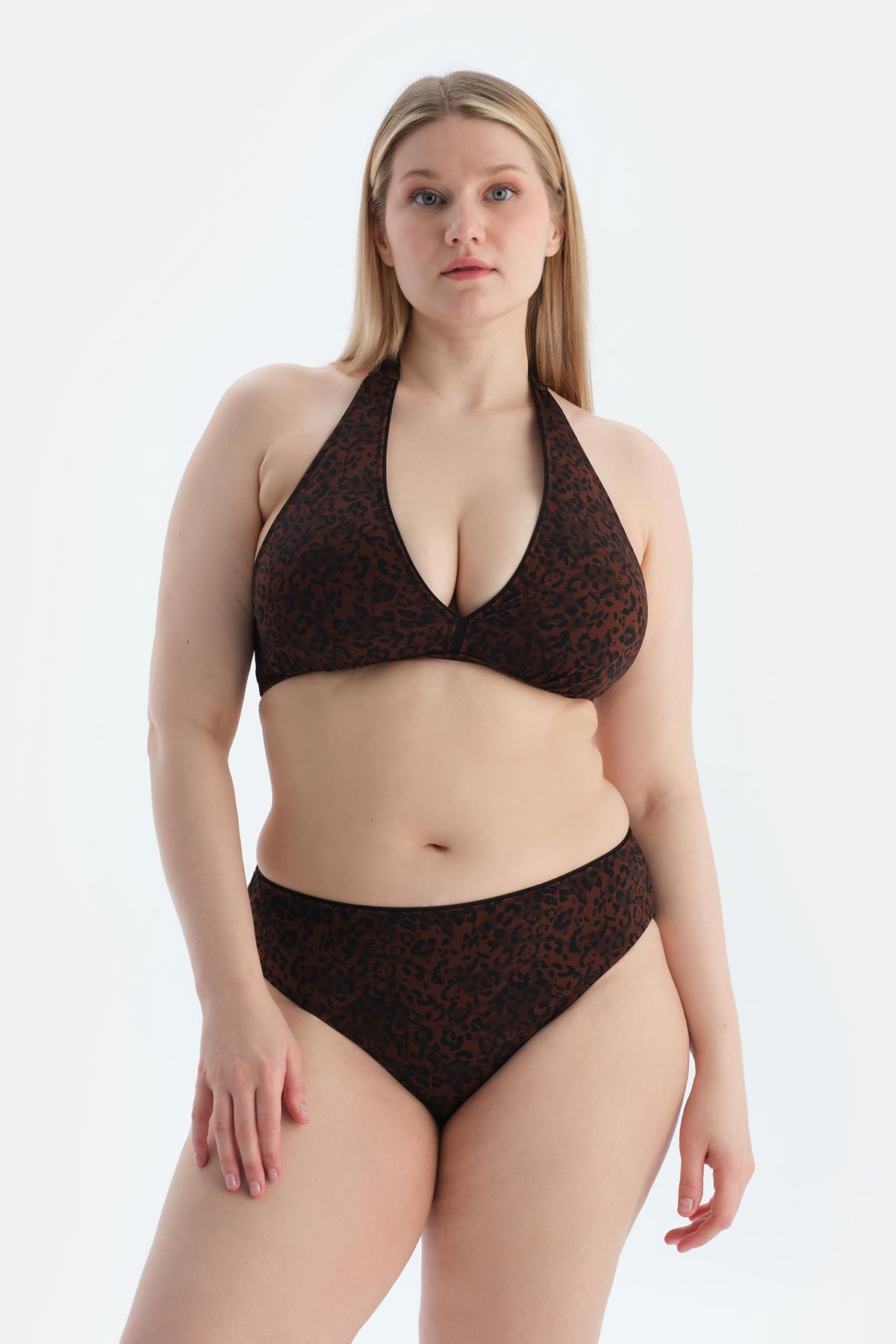 Multicolor Yüksek Bel Bikini Alt