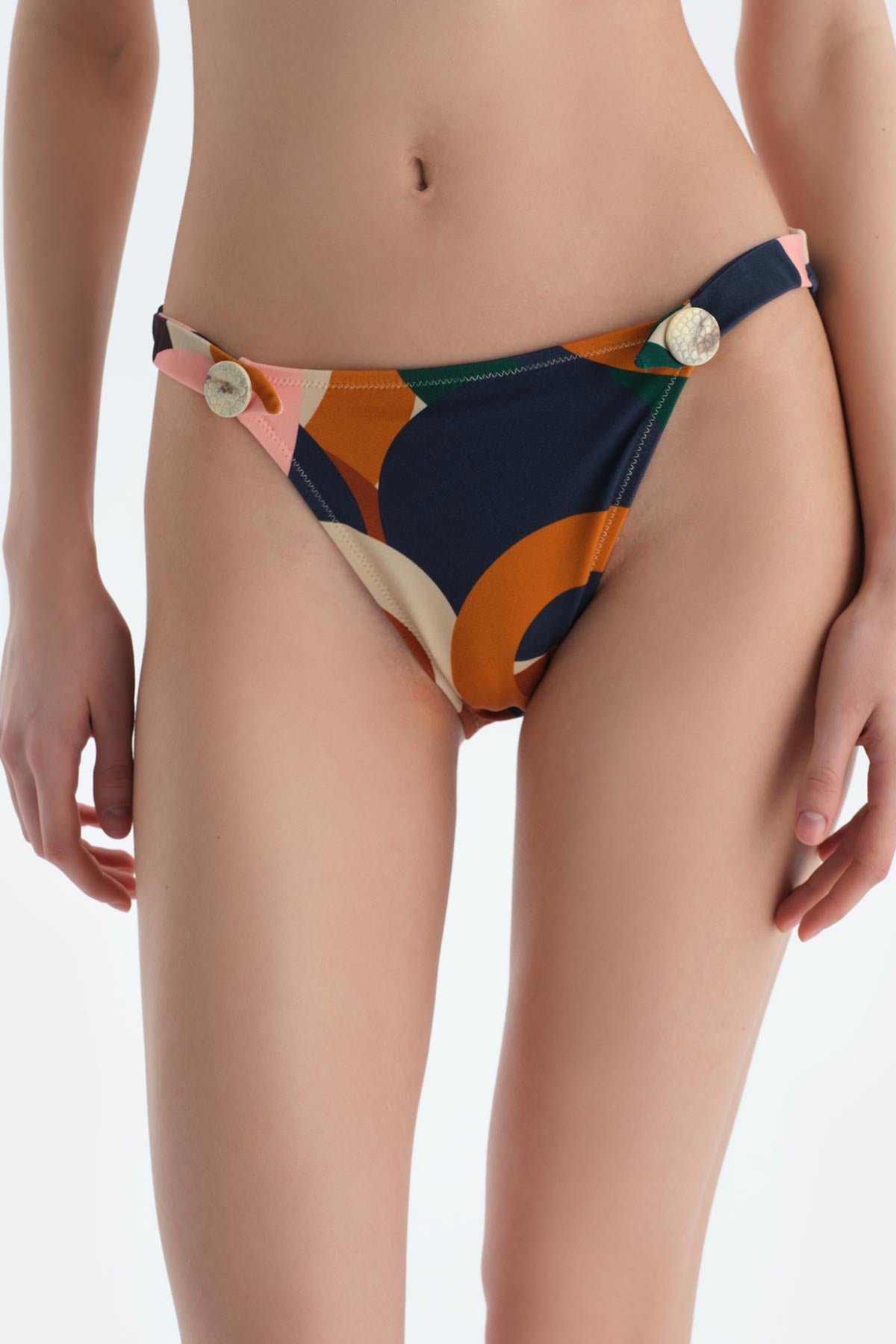 Multicolor Düşük Bel Bikini Alt