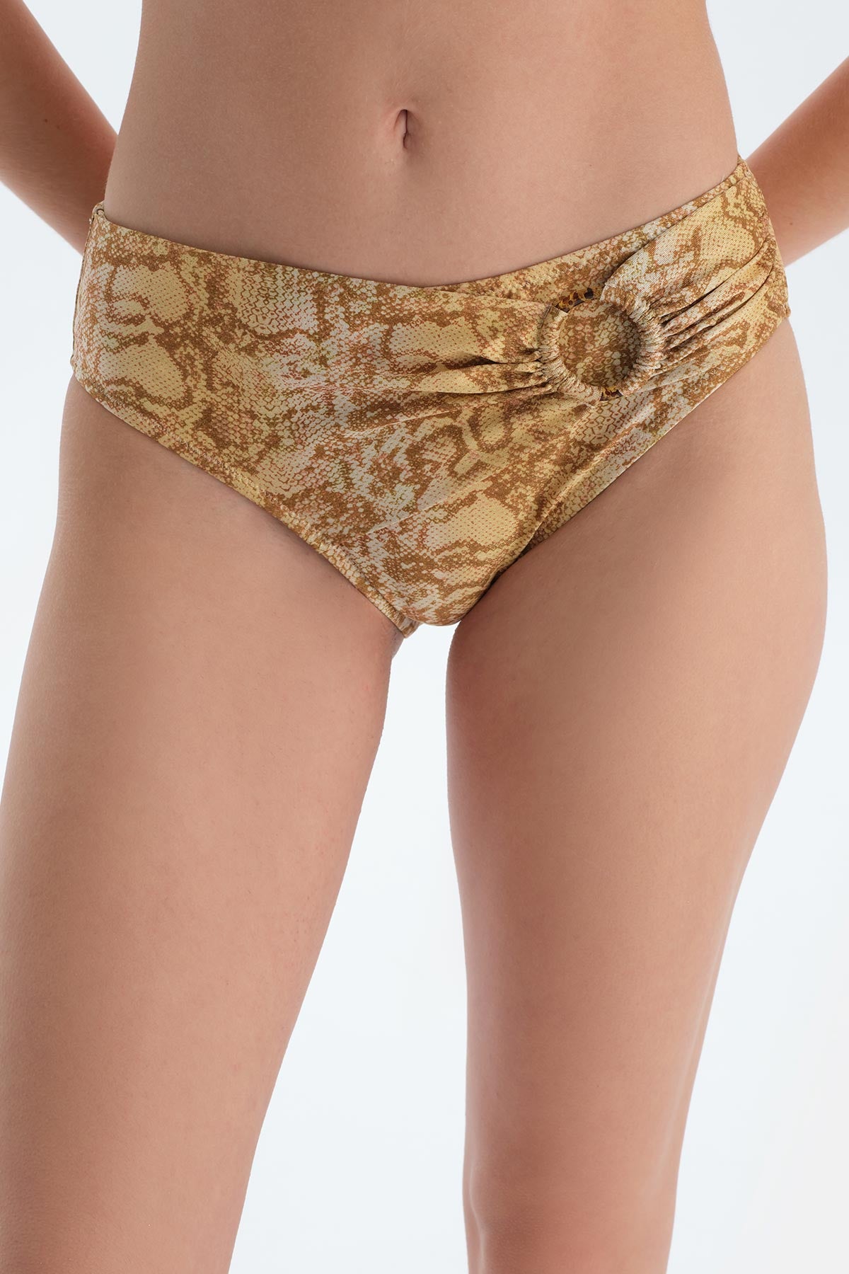 Multicolor Orta Bel Bikini Alt