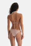 Ekru Üçgen Küçük Bikini Üst
