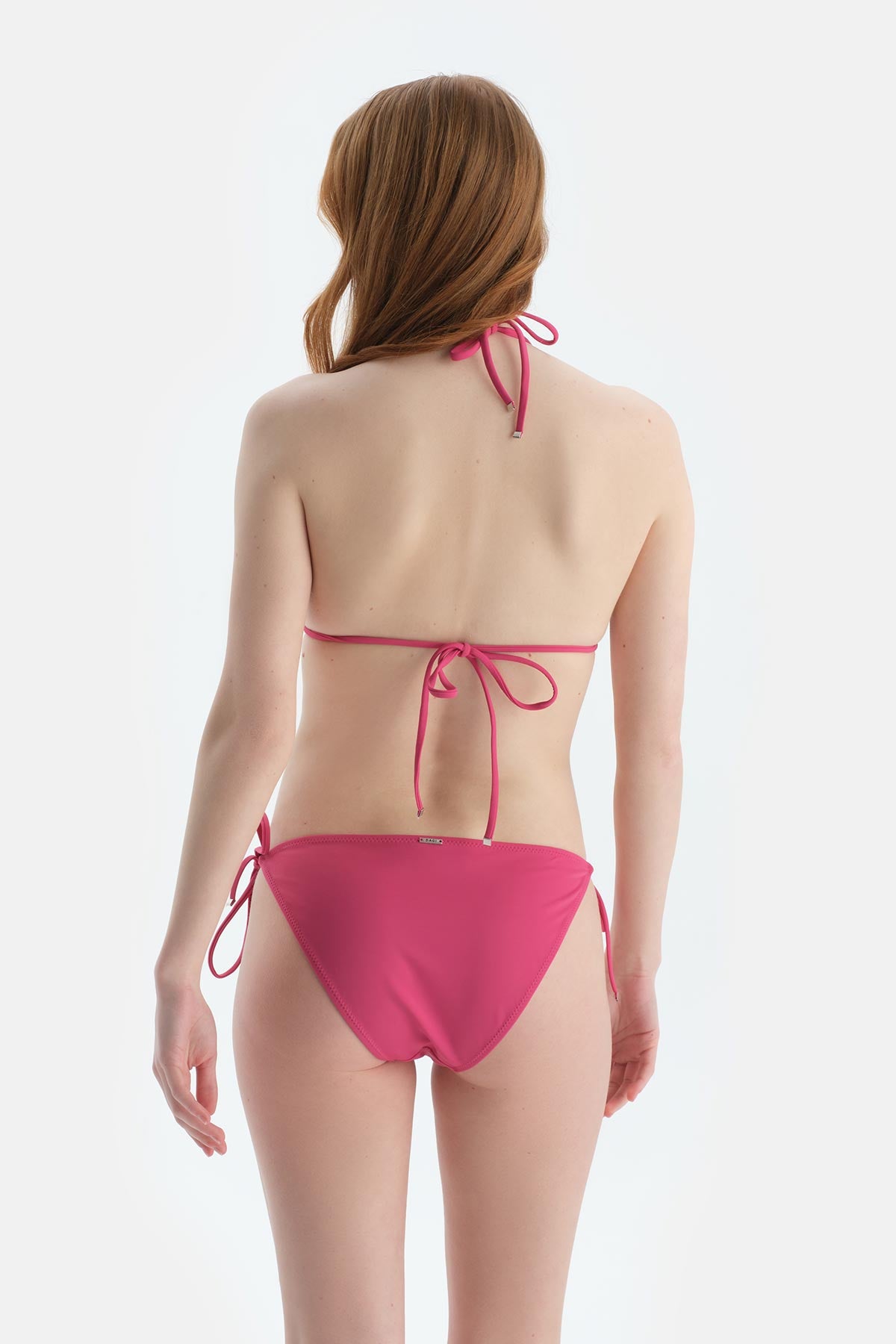 Fuşya Üçgen Küçük Bikini Üst