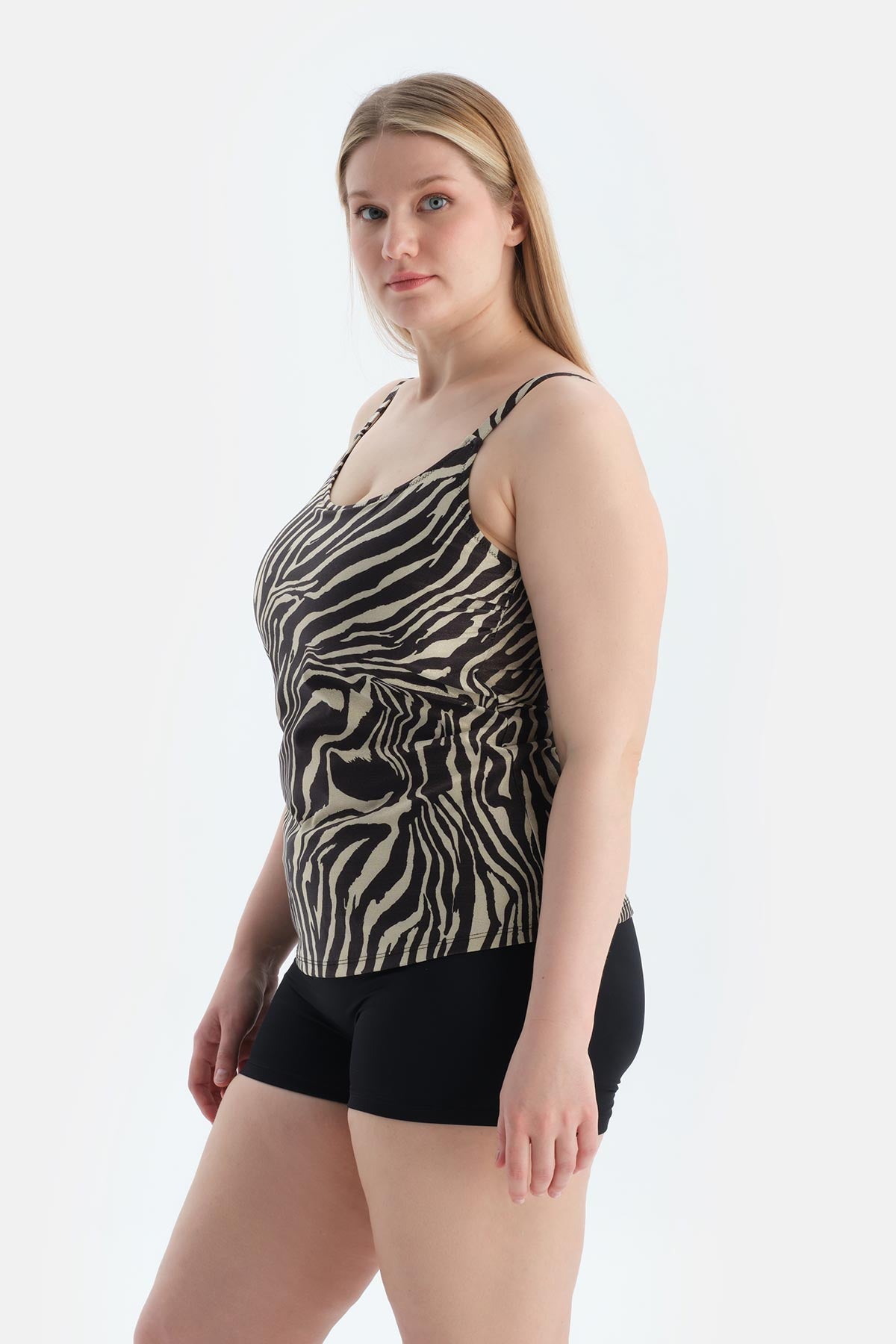 Multicolor Tankini Üst