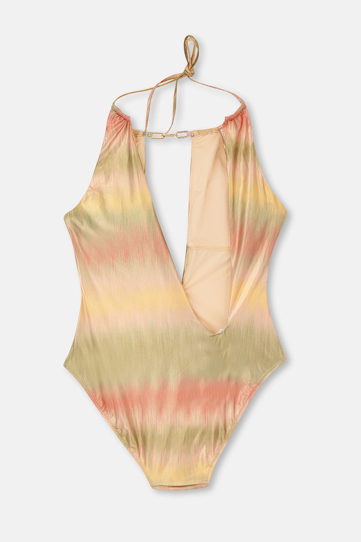 Multicolor Halter Yaka Mayo