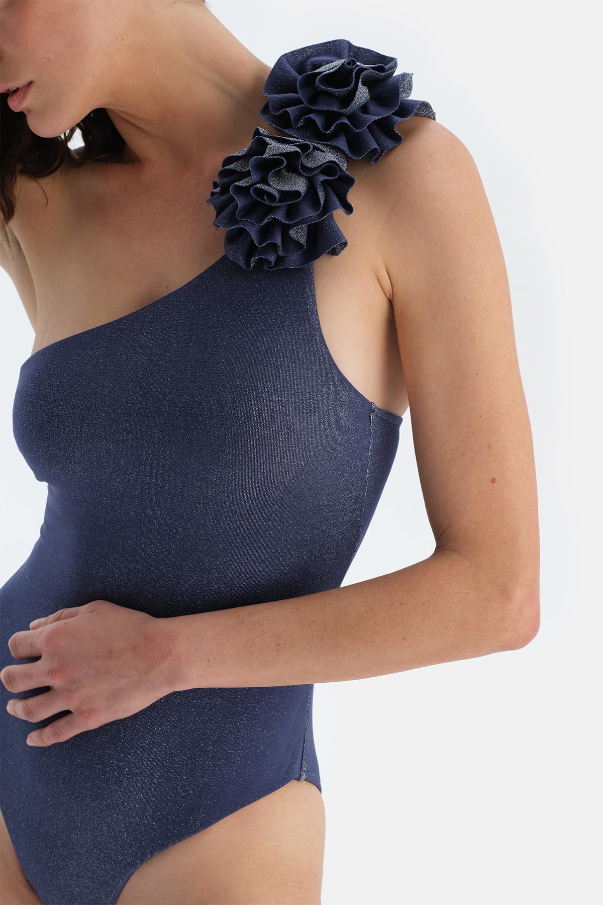 Mürdüm Tek Omuz Mayo