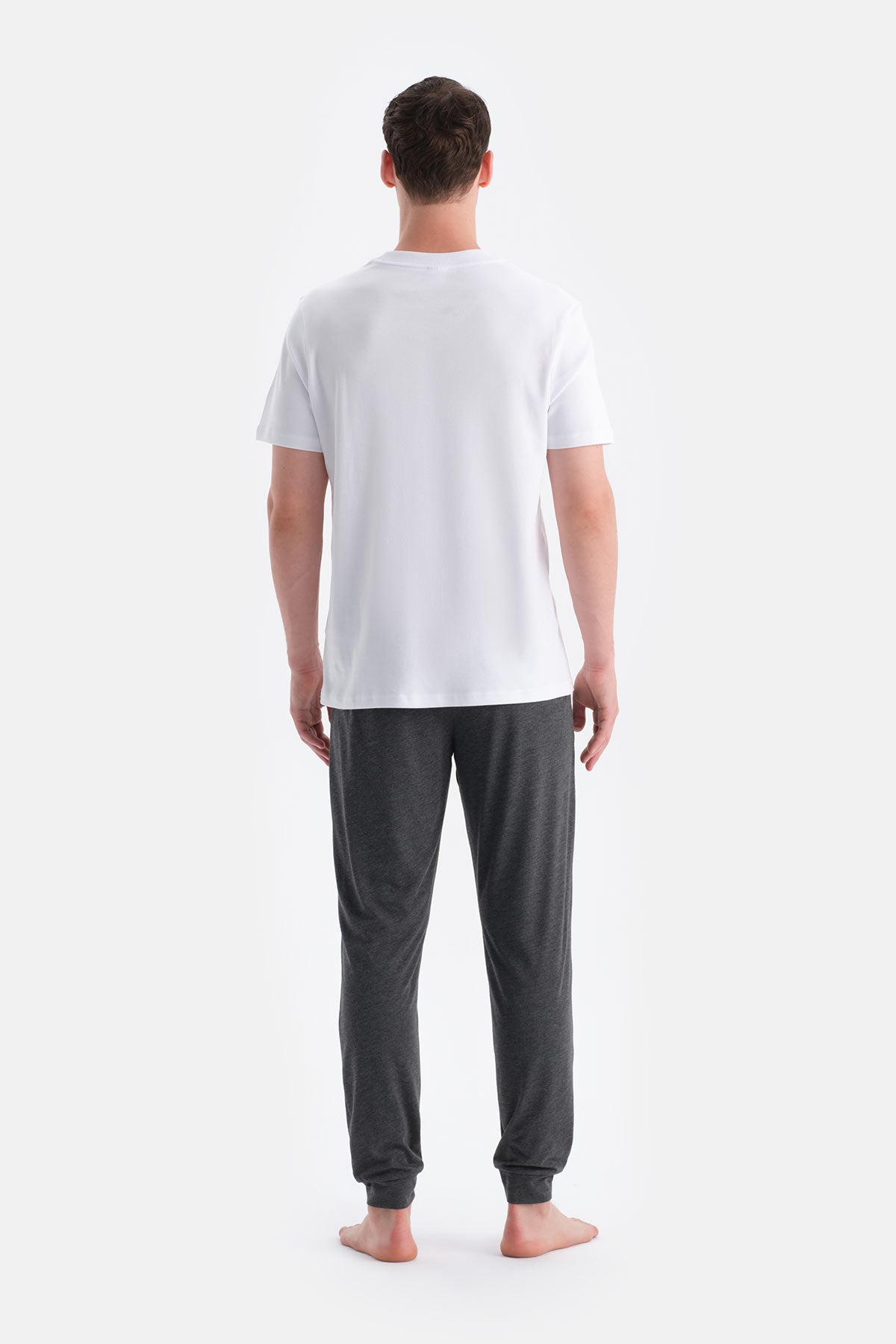 Antrasit-Lacivert İkili Örme Pantolon