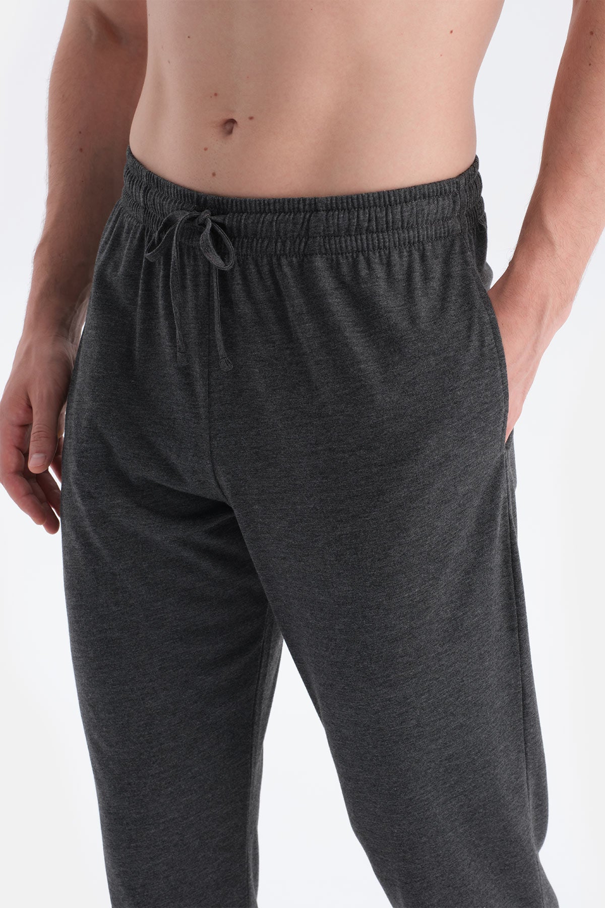 Antrasit-Lacivert İkili Örme Pantolon