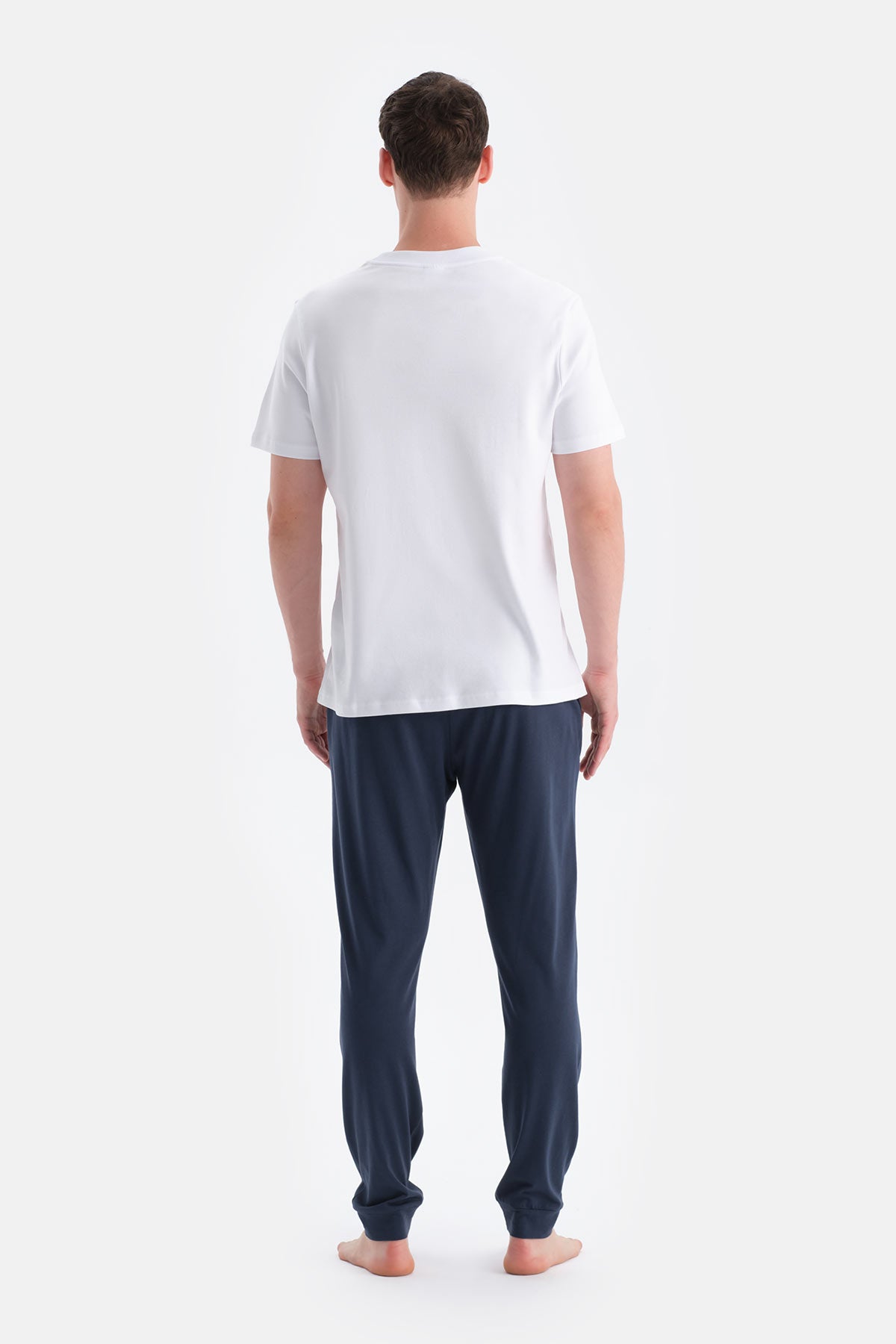 Antrasit-Lacivert İkili Örme Pantolon