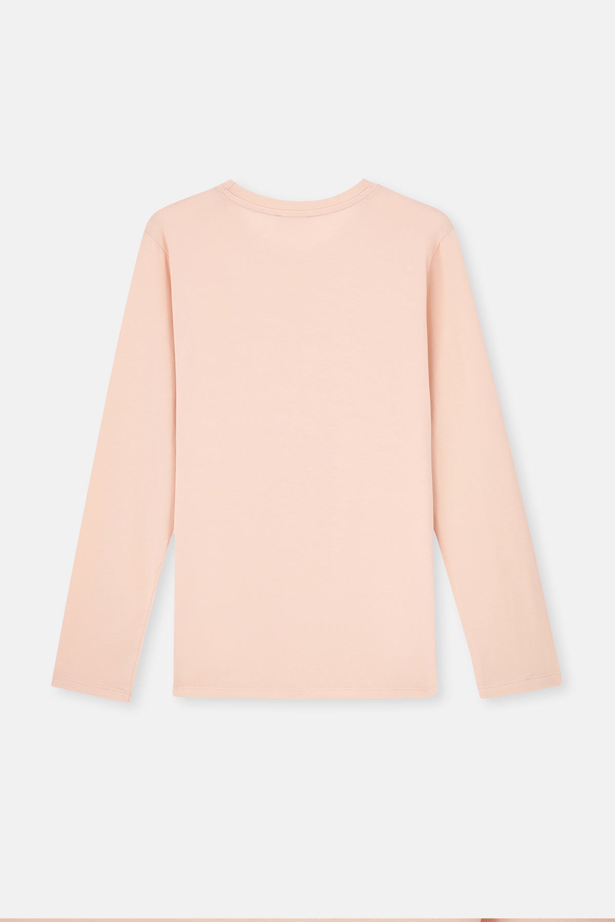 Pudra Uzun Kollu Pijama Takımı