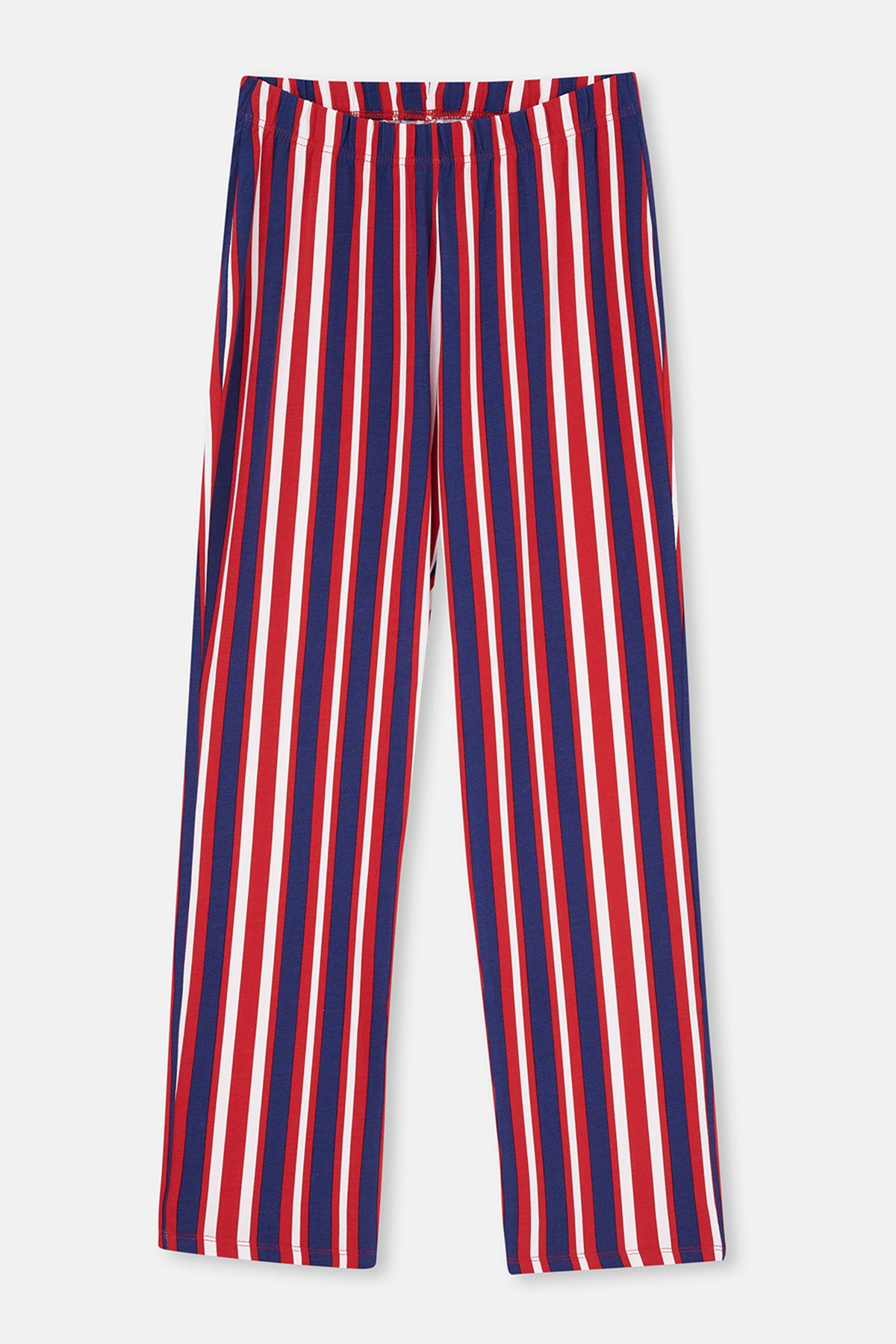 Kırmızı Kadın Uzun Kollu Pijama Takımı
