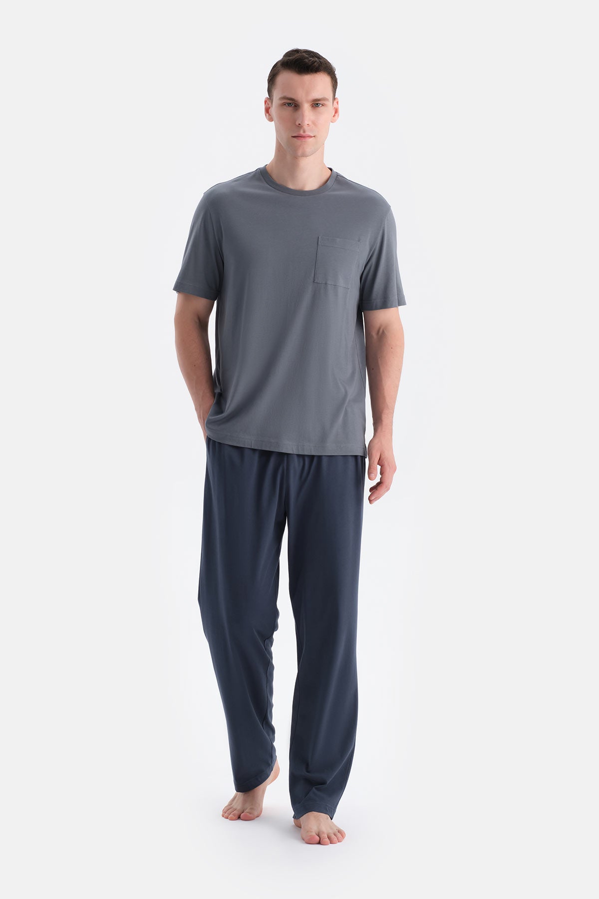 Indigo Cepli Tişört Pantolon Takım